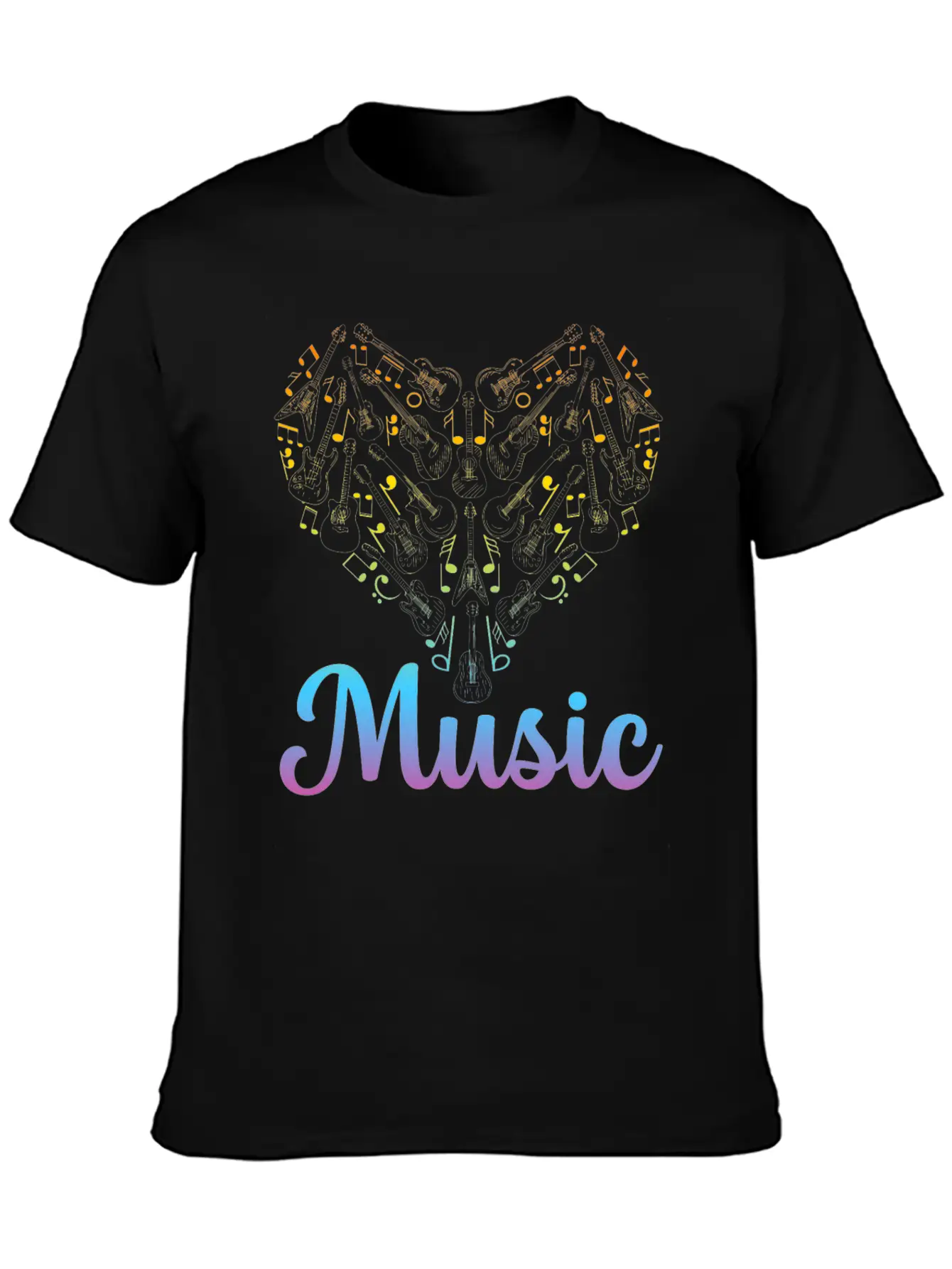 Guitar Music Lover - Guitar Musician Guitar Player Unisex Casual T-Shirt – Clean Design For Daily Comfort