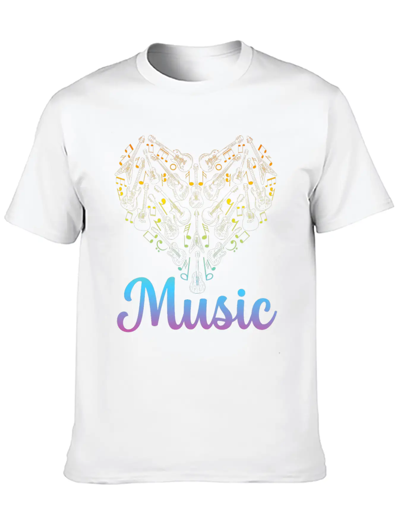 Guitar Music Lover - Guitar Musician Guitar Player Unisex Casual T-Shirt – Clean Design For Daily Comfort