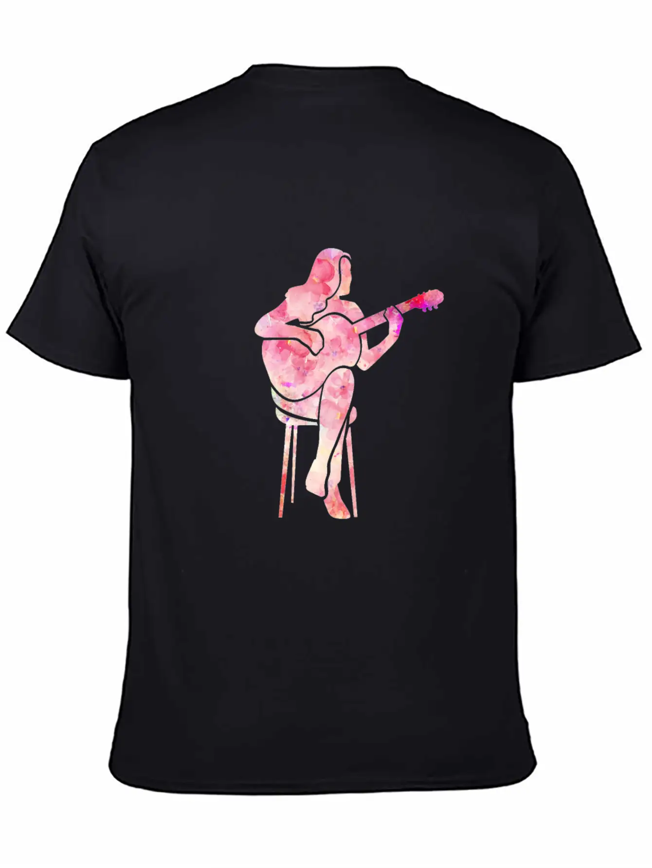 Guitarist Guitar Player Acoustic Guitar Women Gift Unisex Casual T-Shirt – Clean Design For Daily Comfort