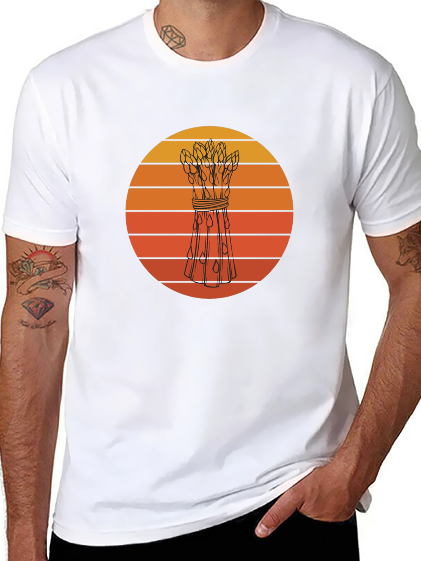 Asparagus Sunset T-Shirt - Stylish & Unique Design