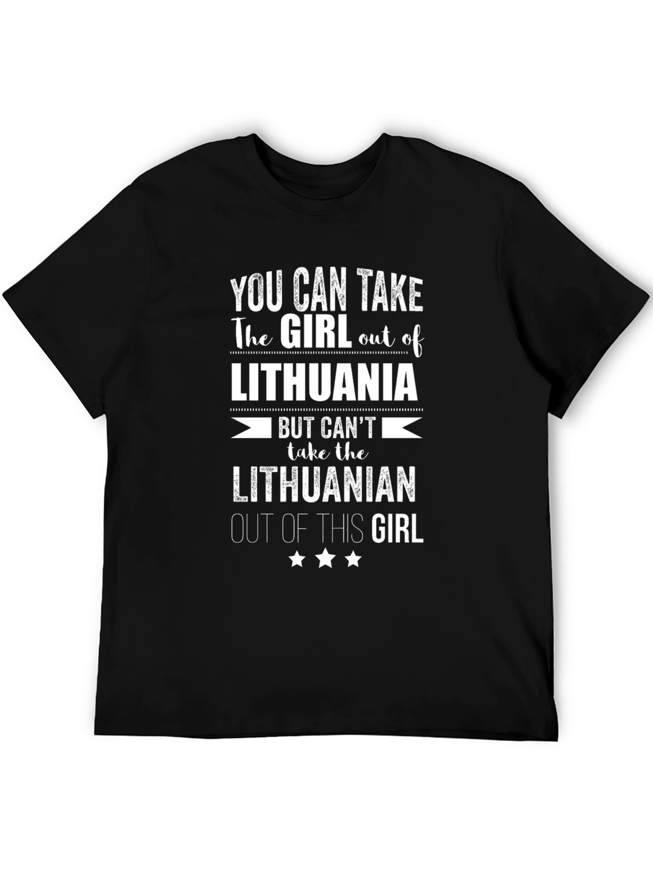 Lithuanian Girl T-Shirt - Unique Novelty Graphic Tee