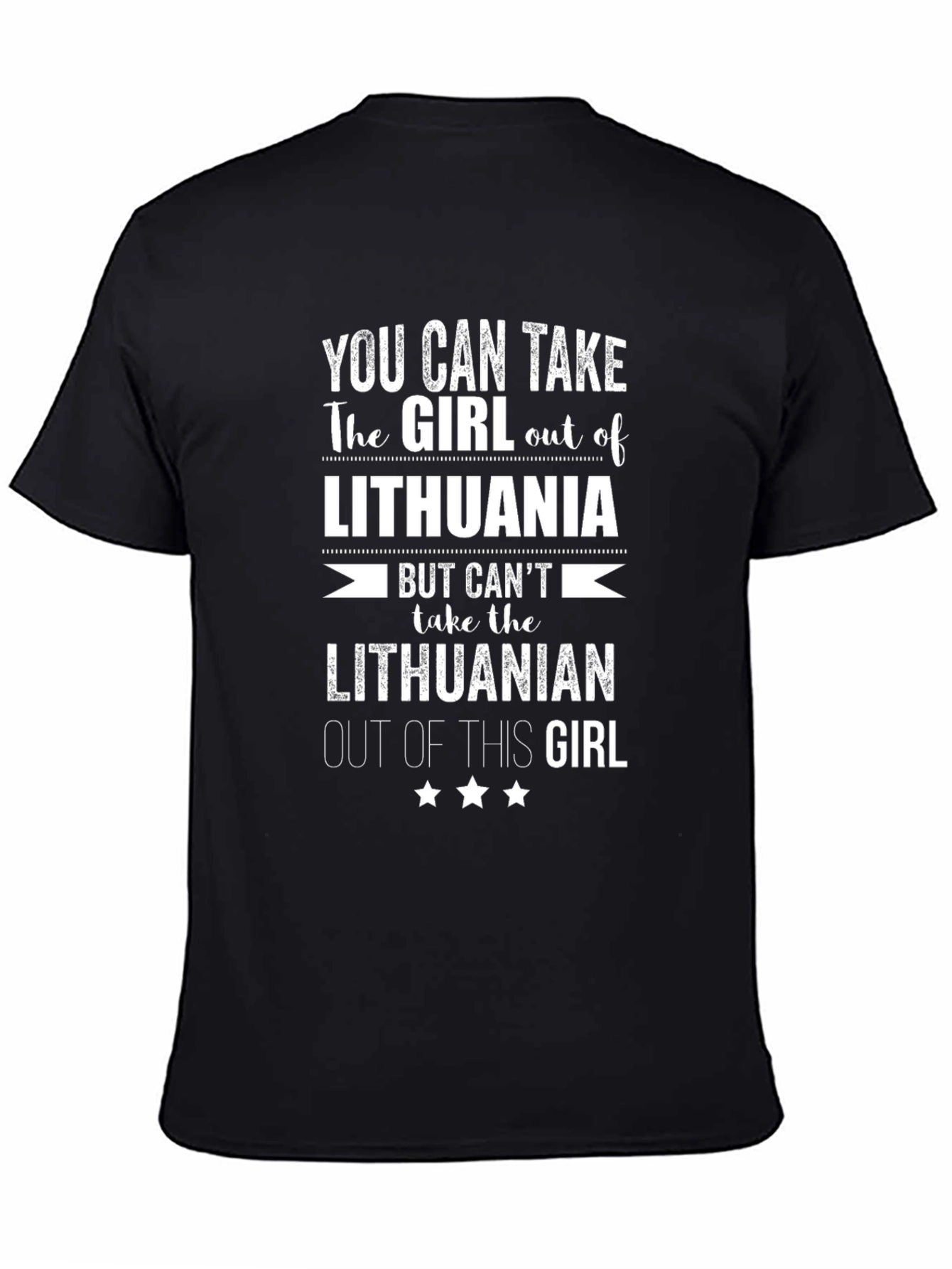 Lithuanian Girl T-Shirt - Unique Novelty Graphic Tee
