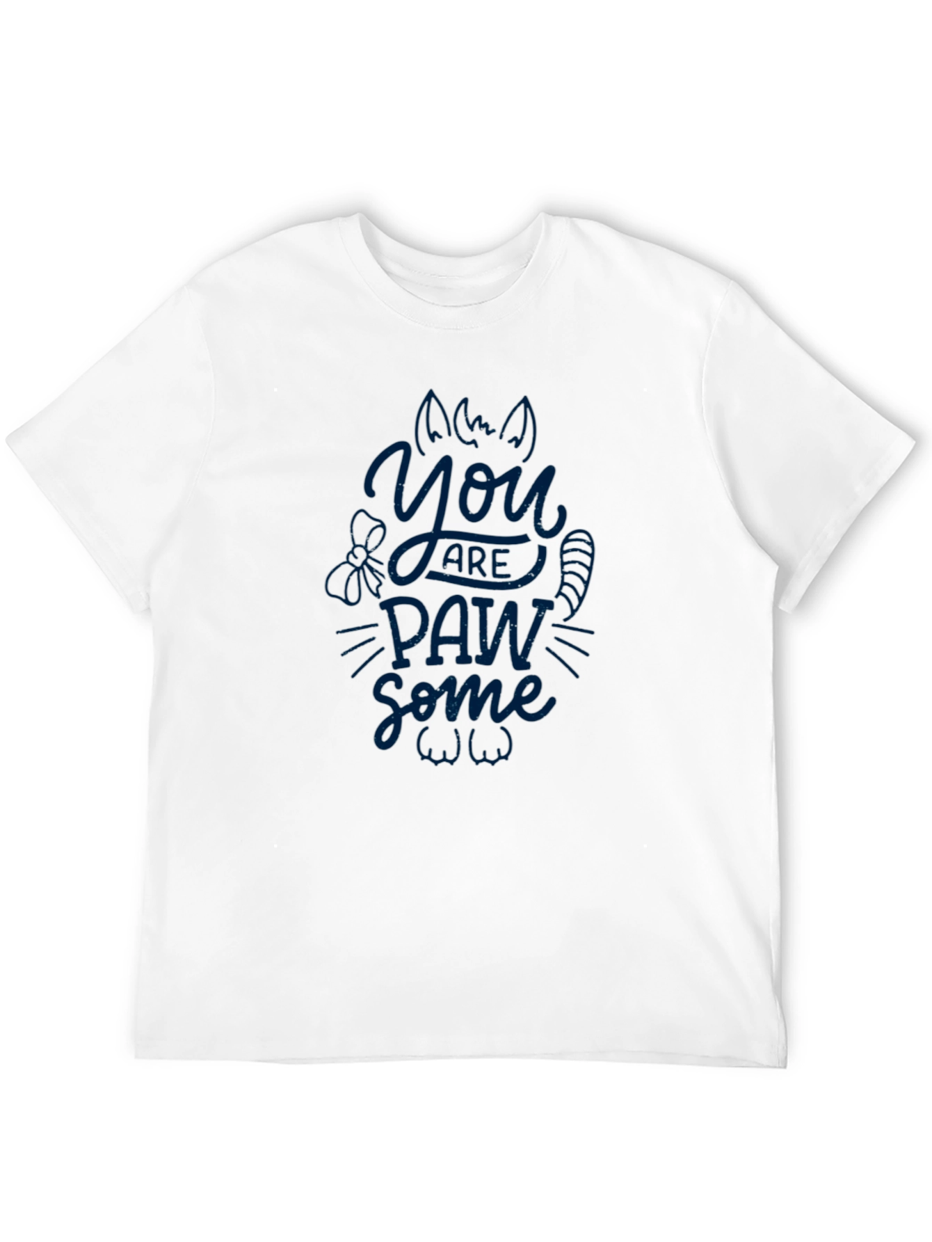 You Are Paw-some Graphic Print Tee