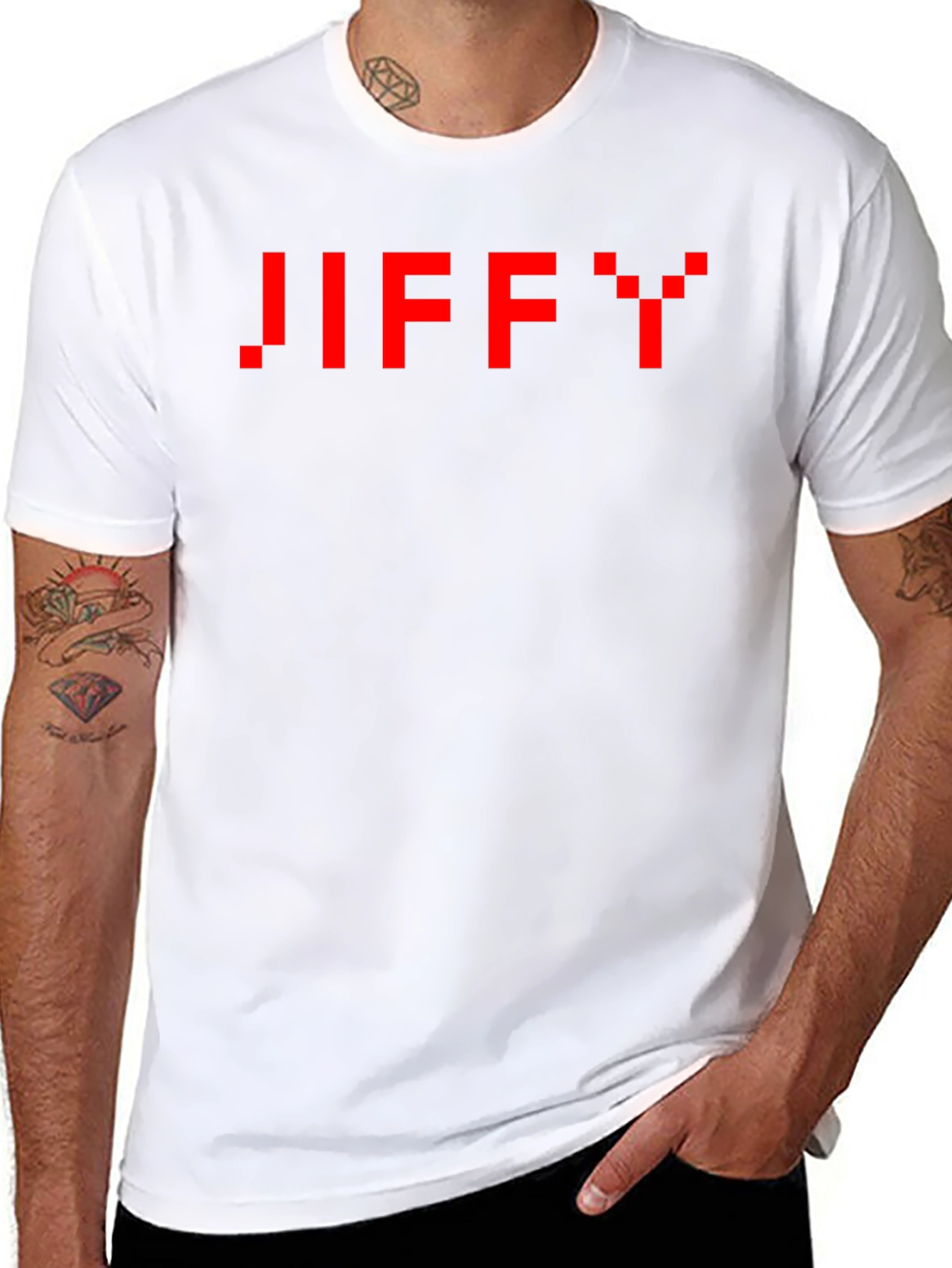 Jiffy Pixel T-Shirt - Retro Gaming Style