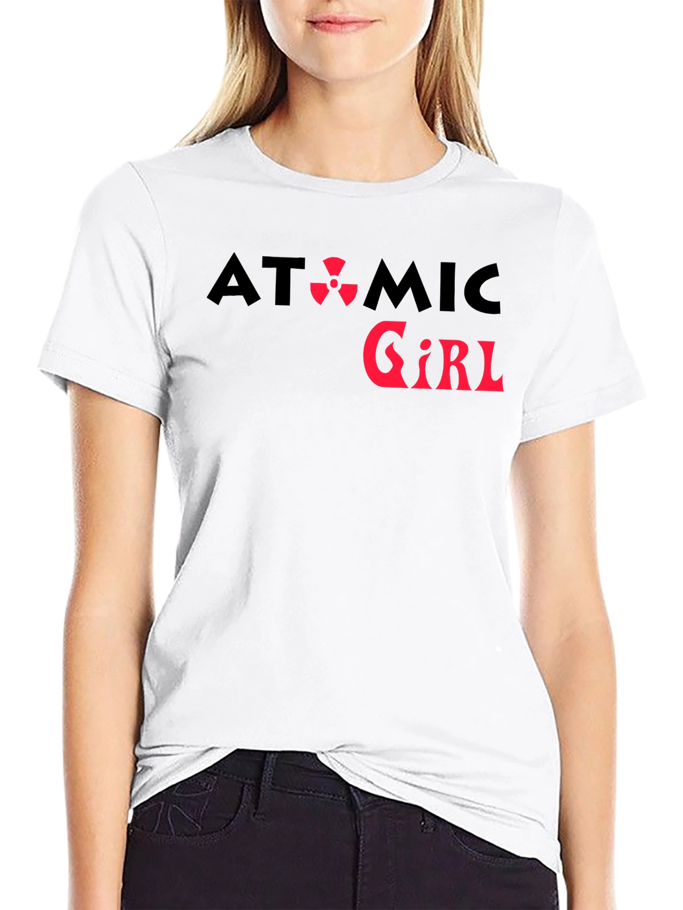 Atomic Girl Graphic Tee - Black