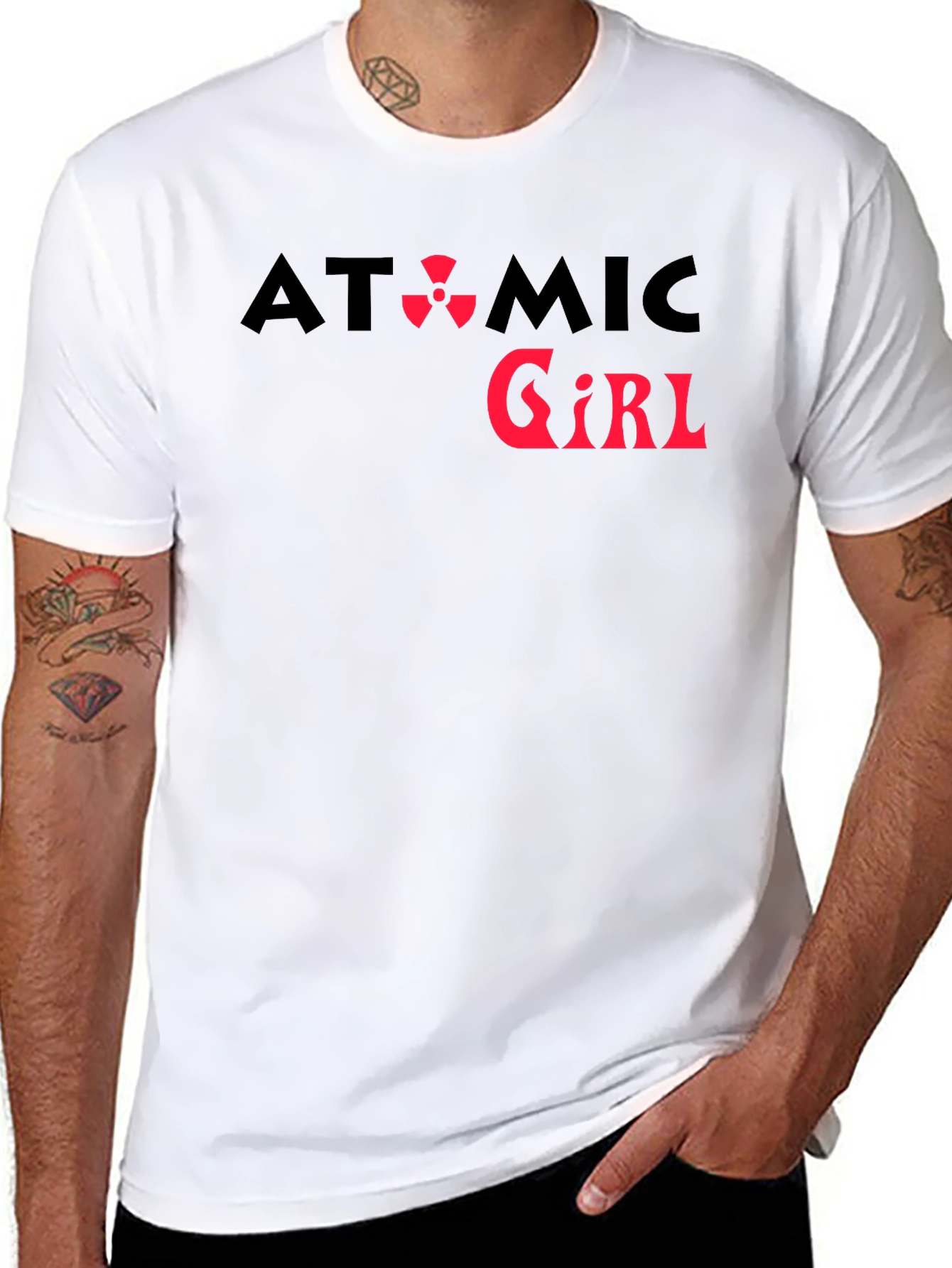 Atomic Girl Graphic Tee - Black