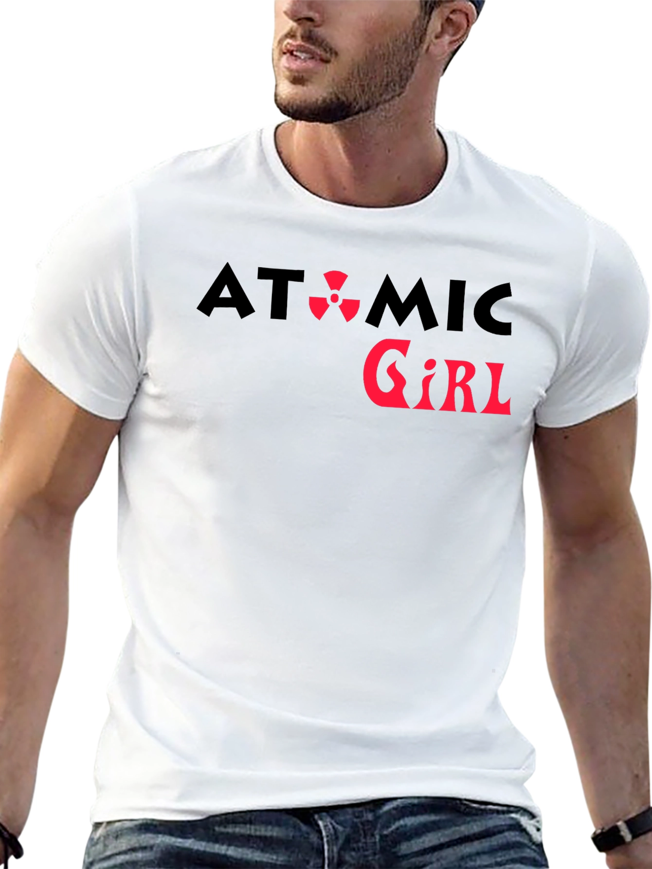 Atomic Girl Graphic Tee - Black
