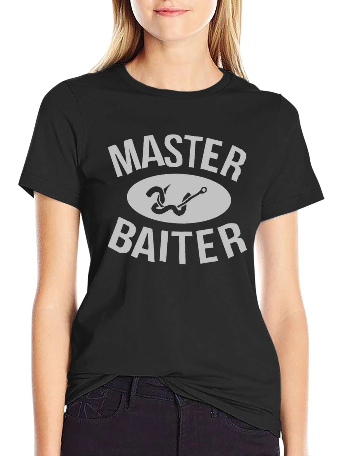 Master Baiter Fishing Humor Graphic T-Shirt