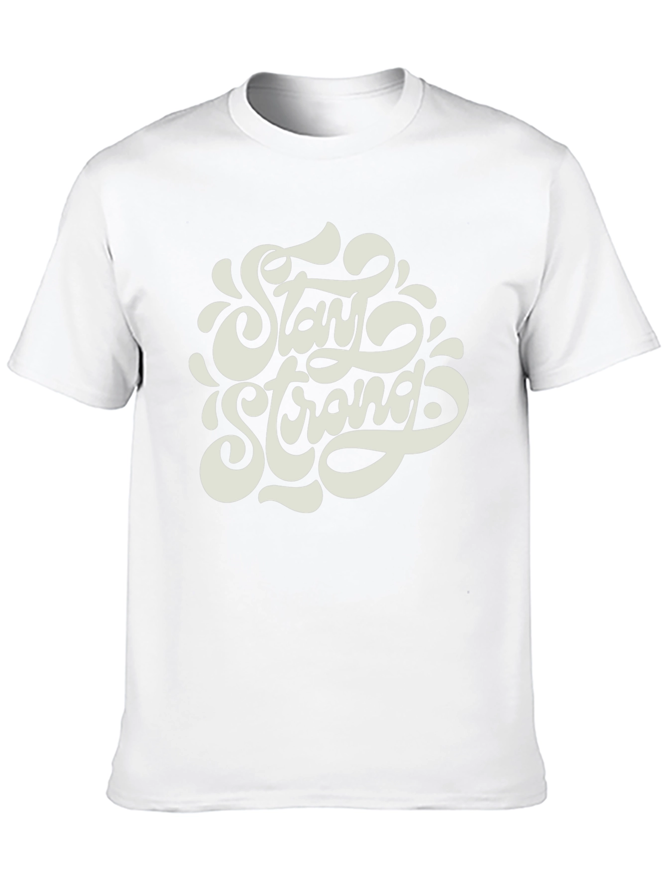 Stay Strong Graphic Tee - Stylish Comfort