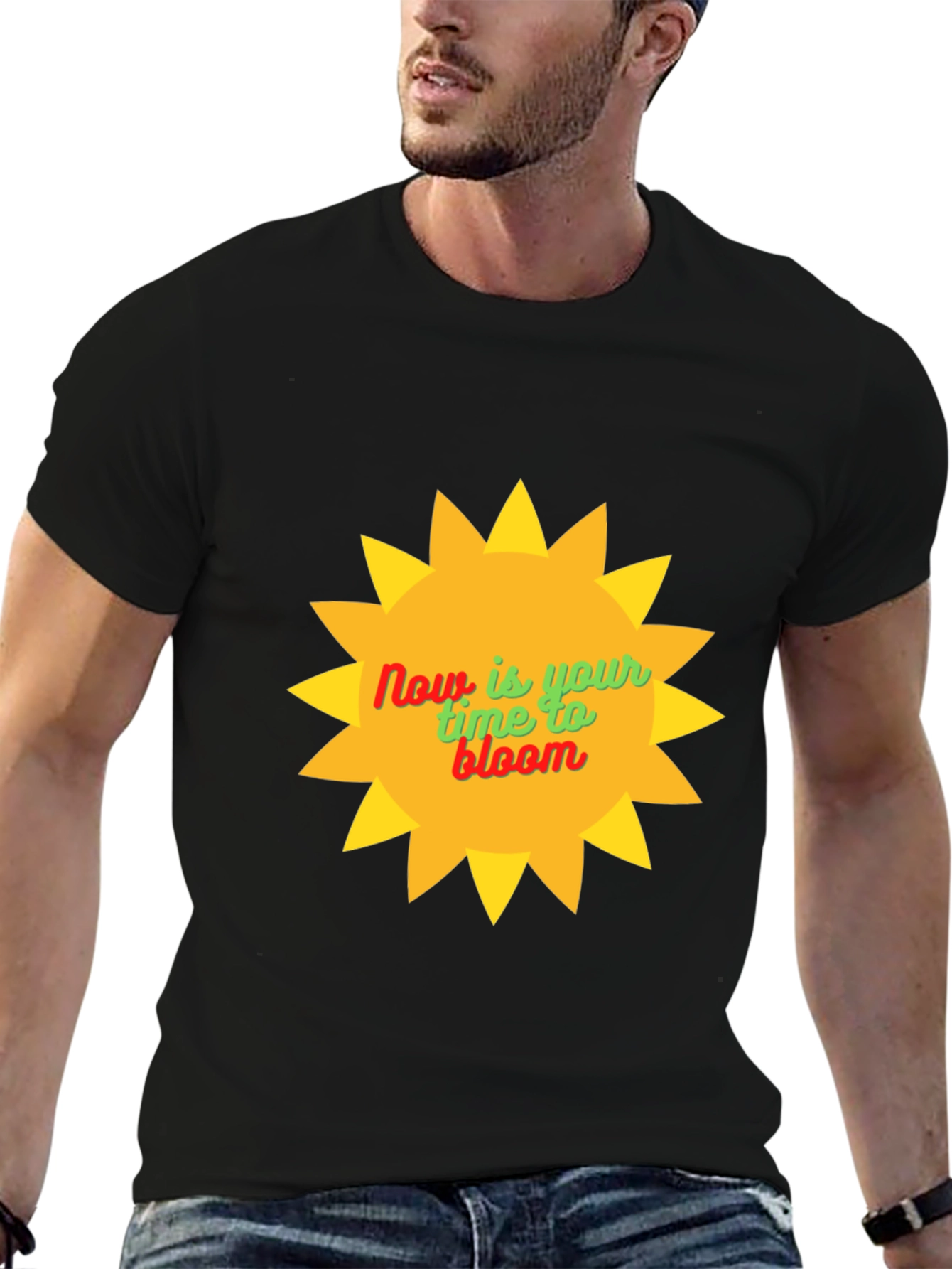 Bloom Now Black T-Shirt