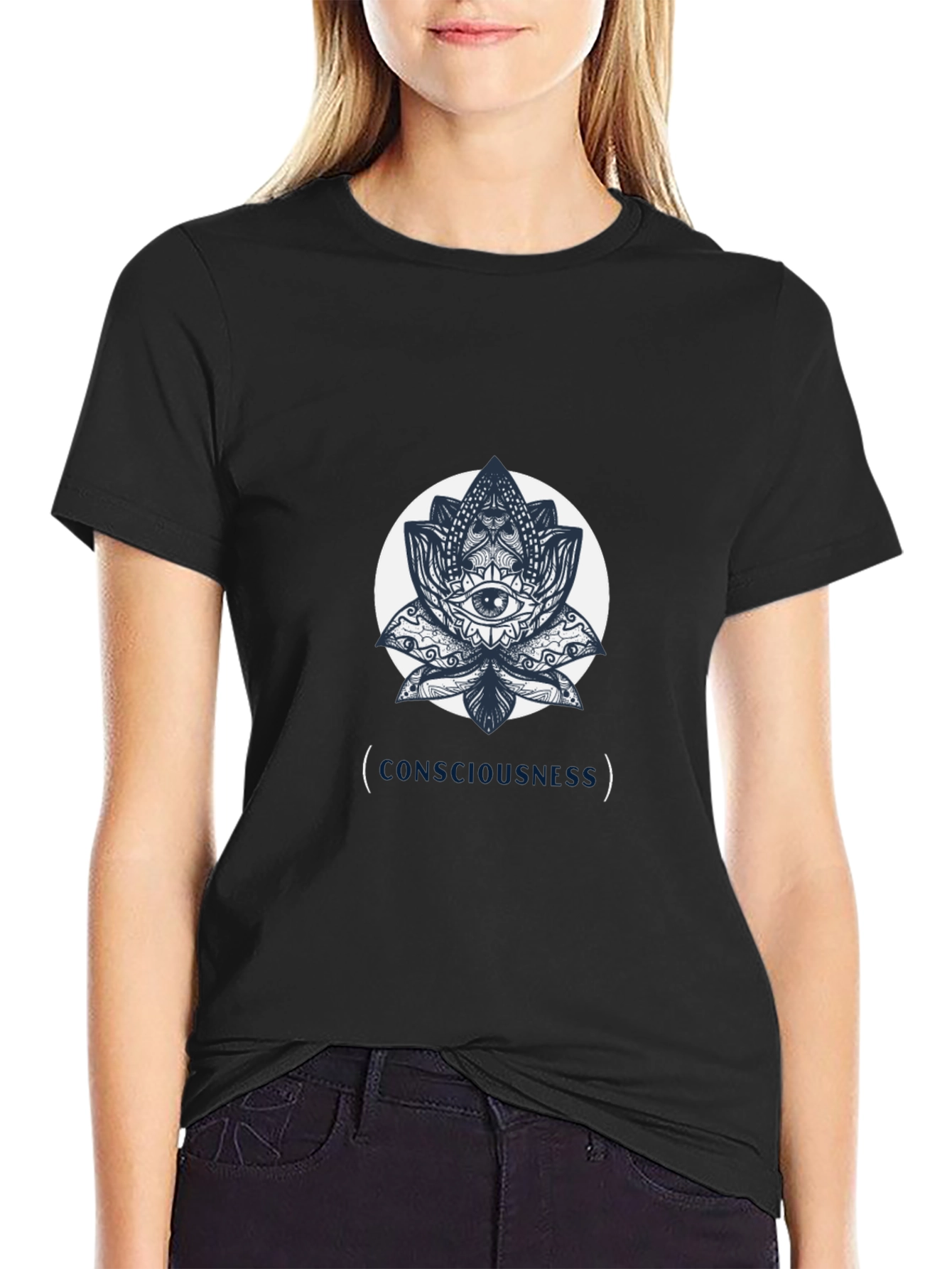 Consciousness Lotus Graphic Tee