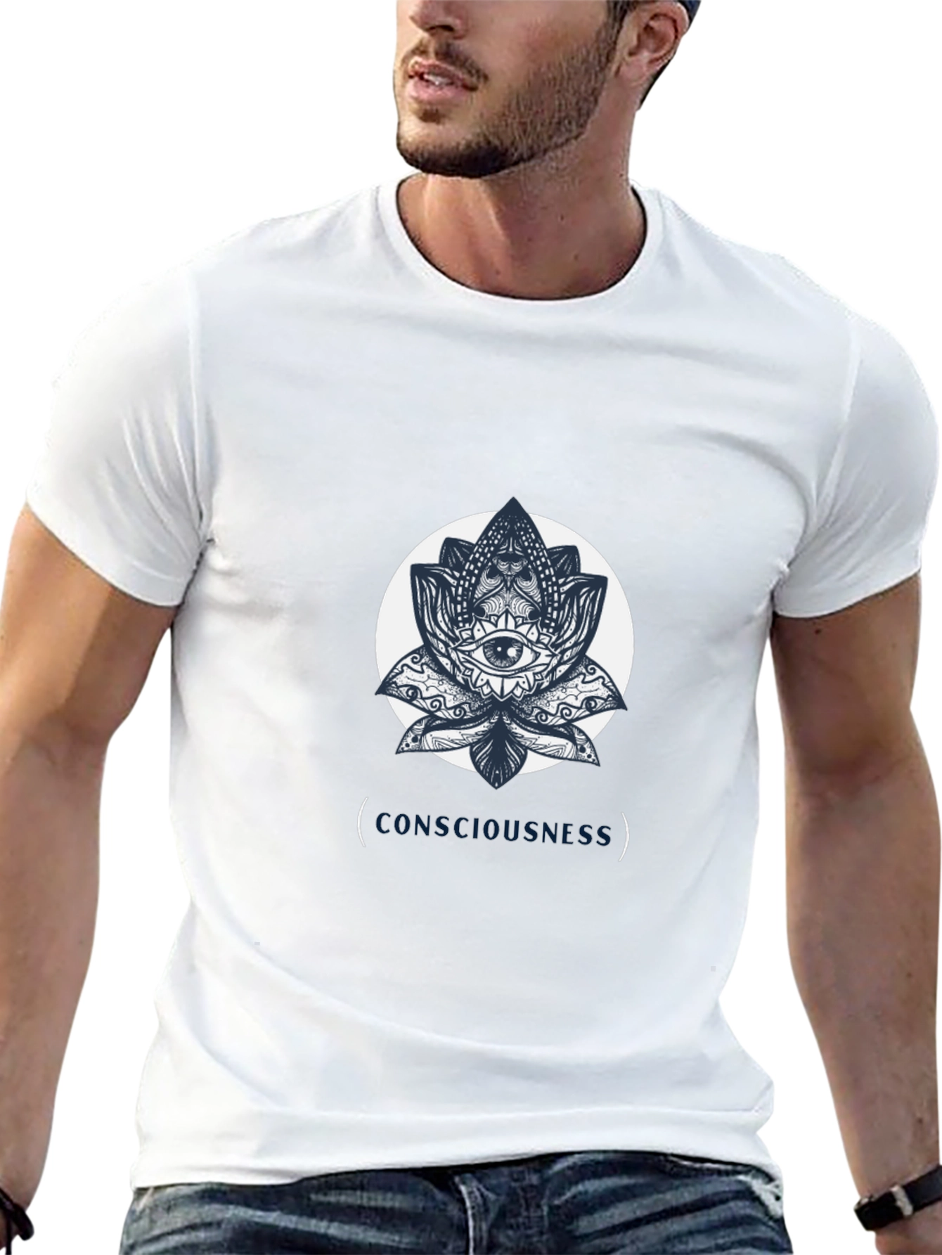 Consciousness Lotus Graphic Tee