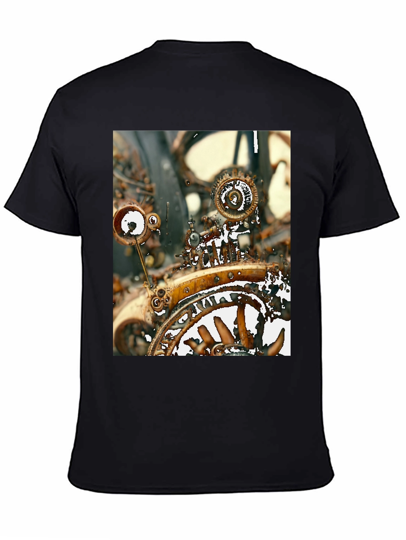 Steampunk Gear T-Shirt - Unique Graphic Tee