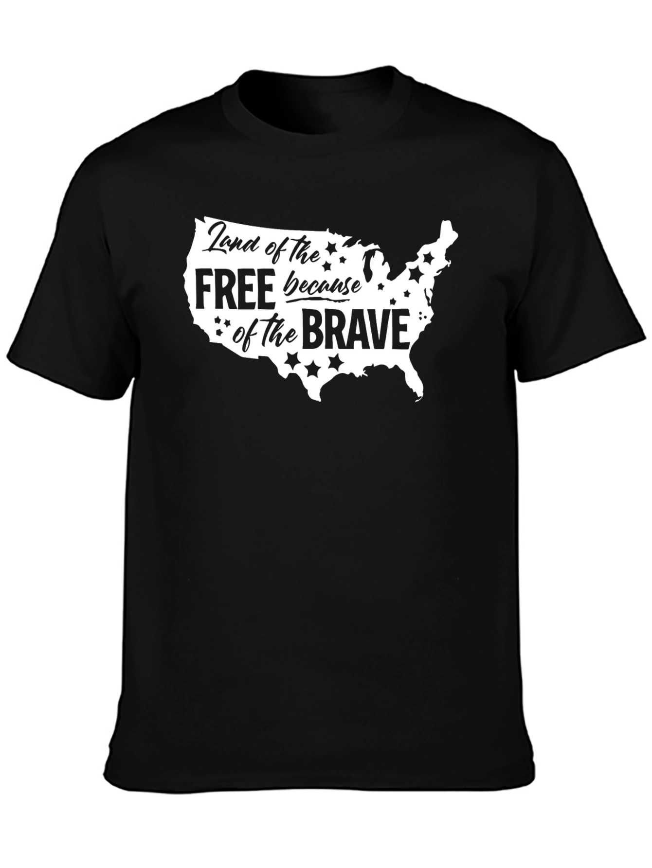 Land of the Free Patriotic USA T-Shirt