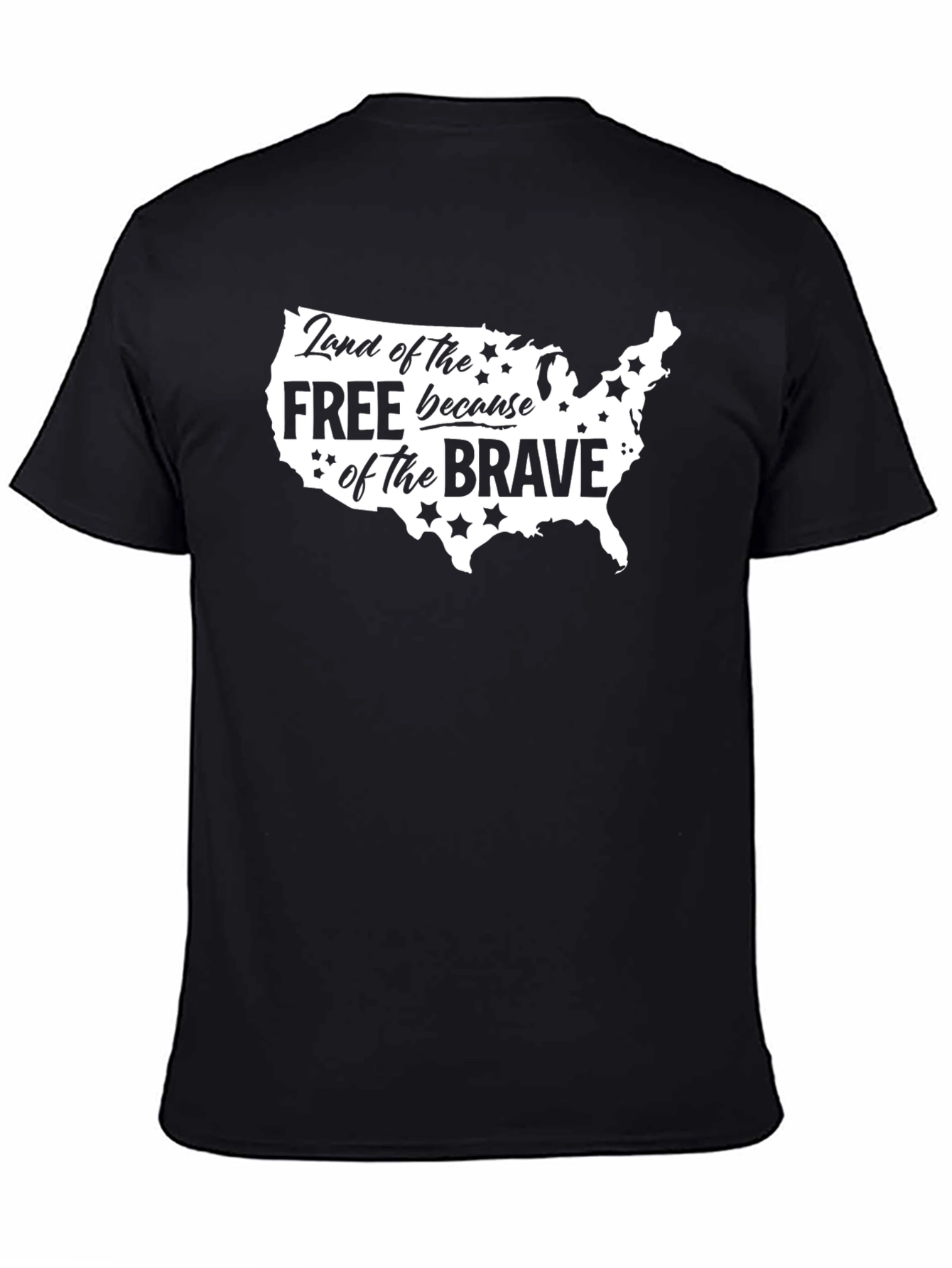 Land of the Free Patriotic USA T-Shirt