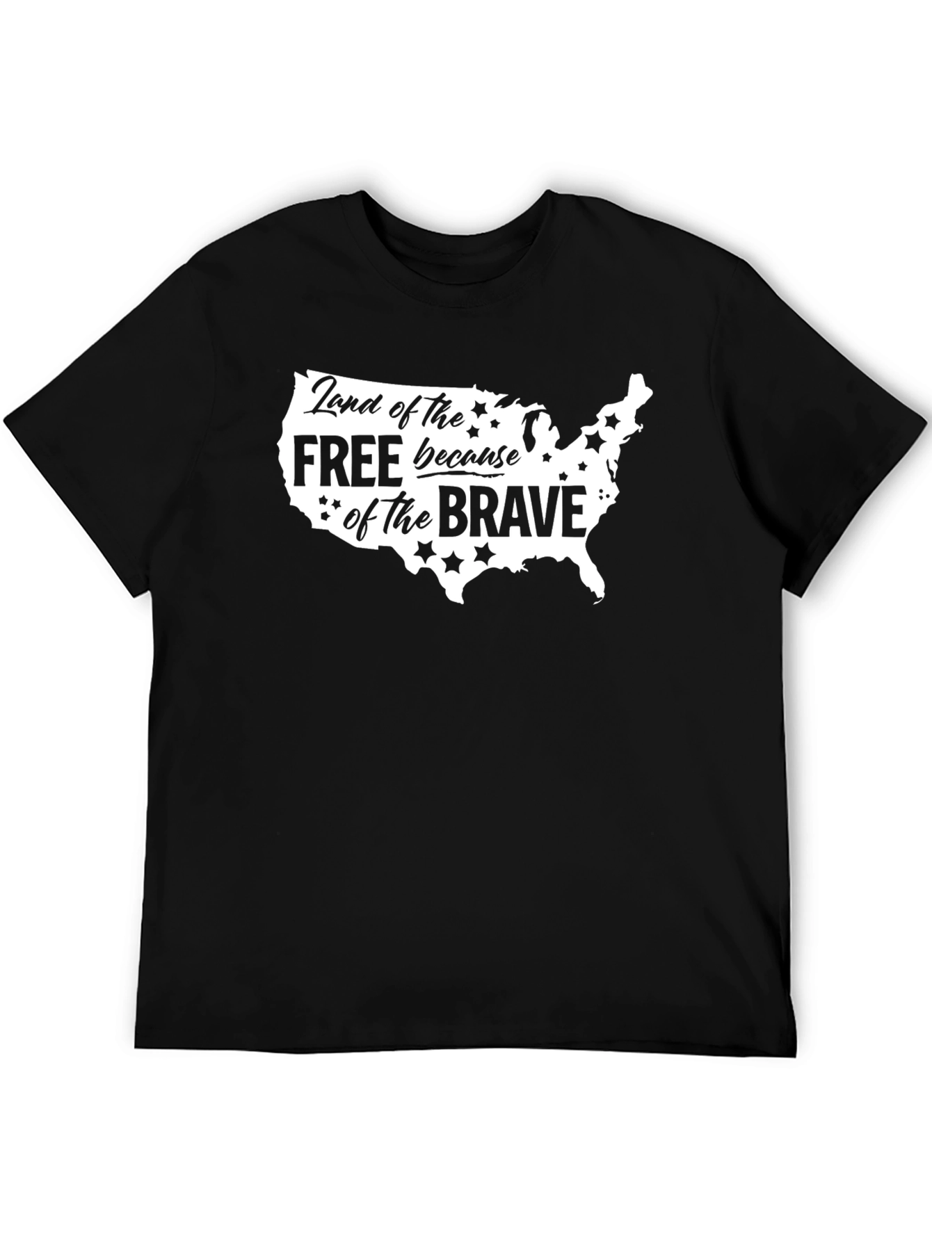 Land of the Free Patriotic USA T-Shirt