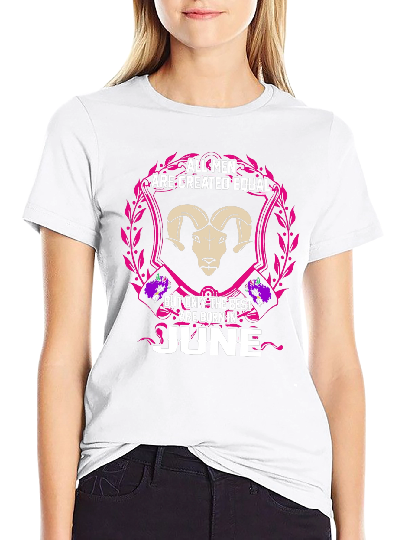 June Birthday Zodiac Aries T-Shirt