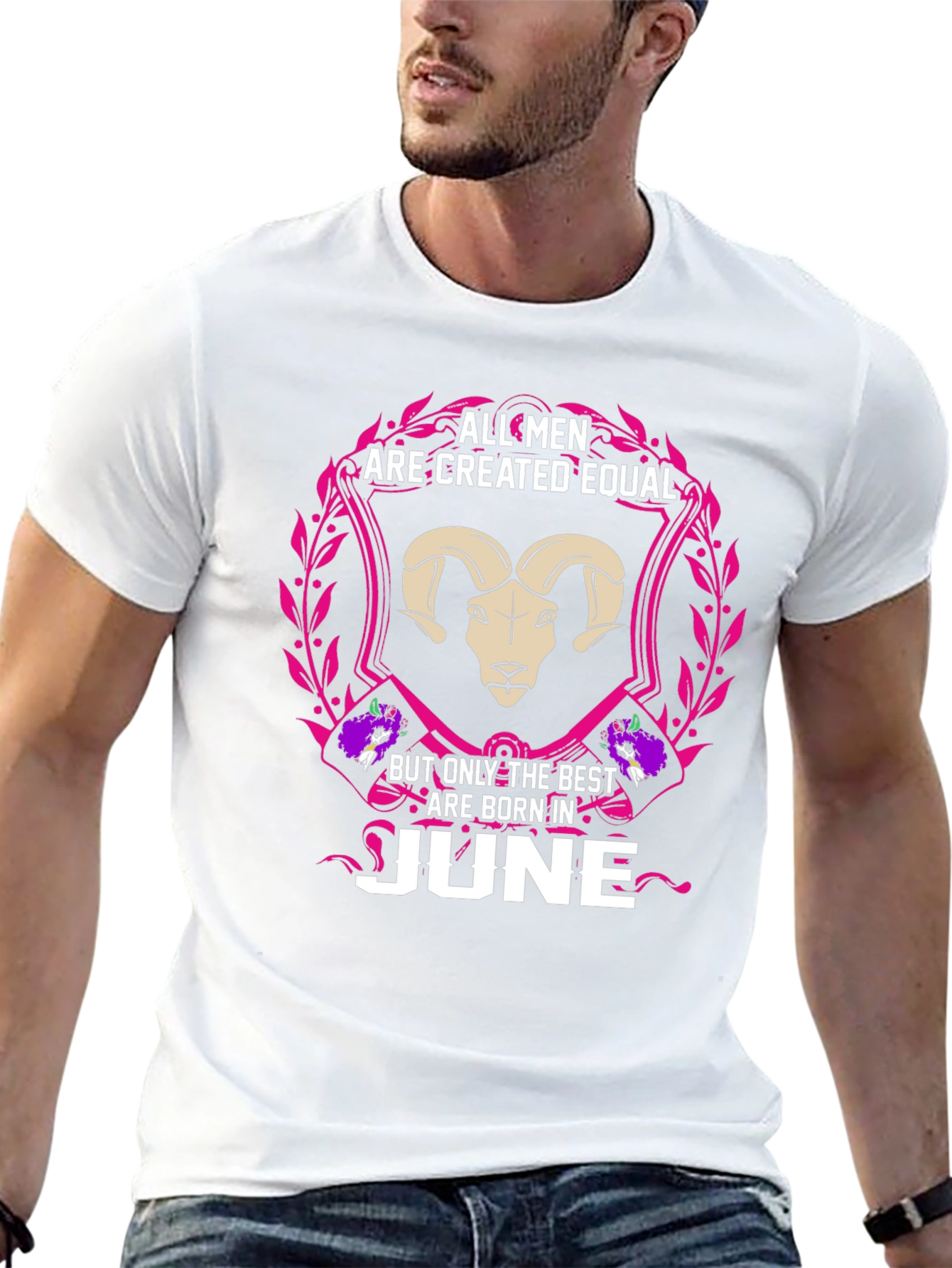 June Birthday Zodiac Aries T-Shirt