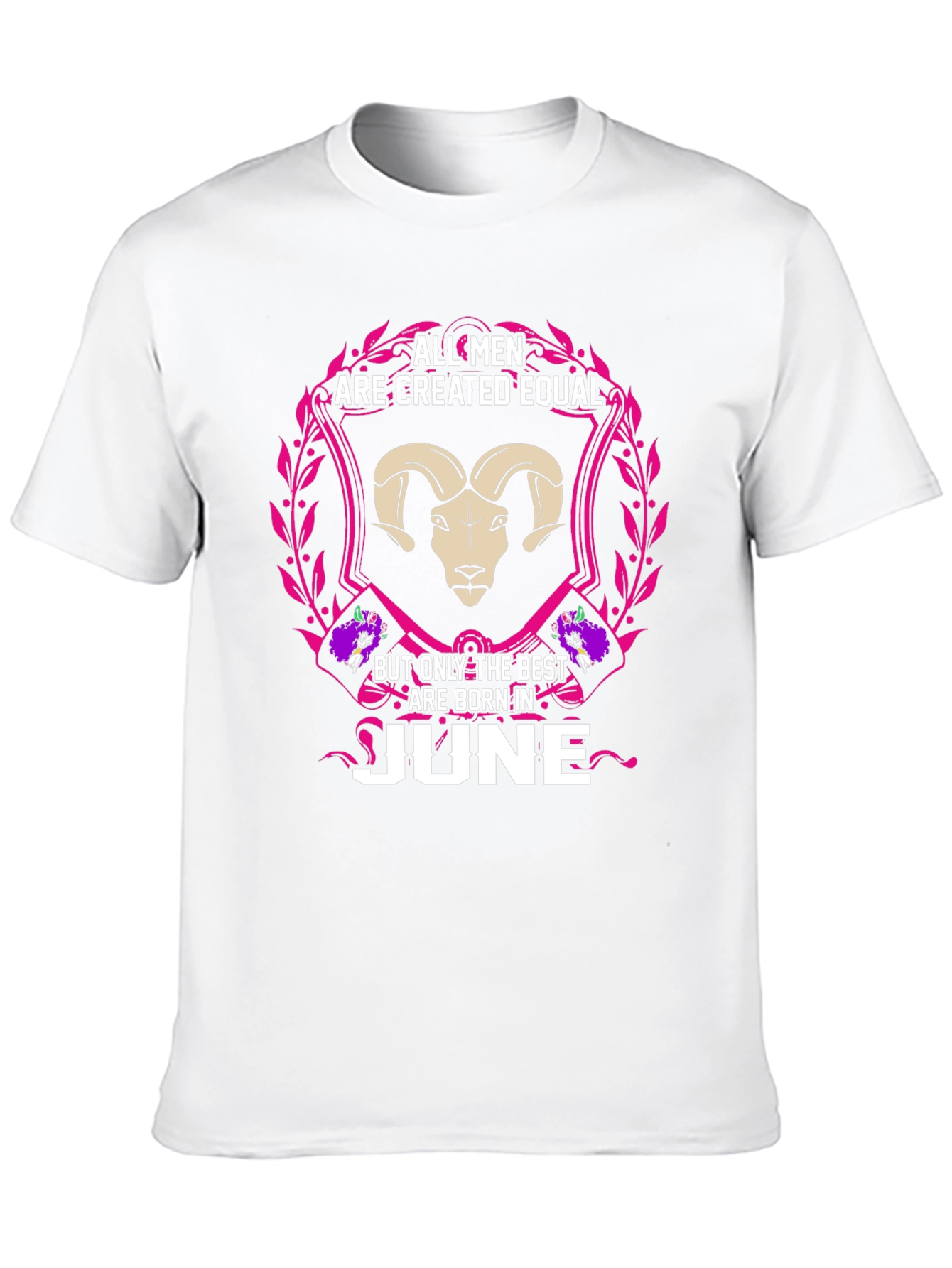June Birthday Zodiac Aries T-Shirt