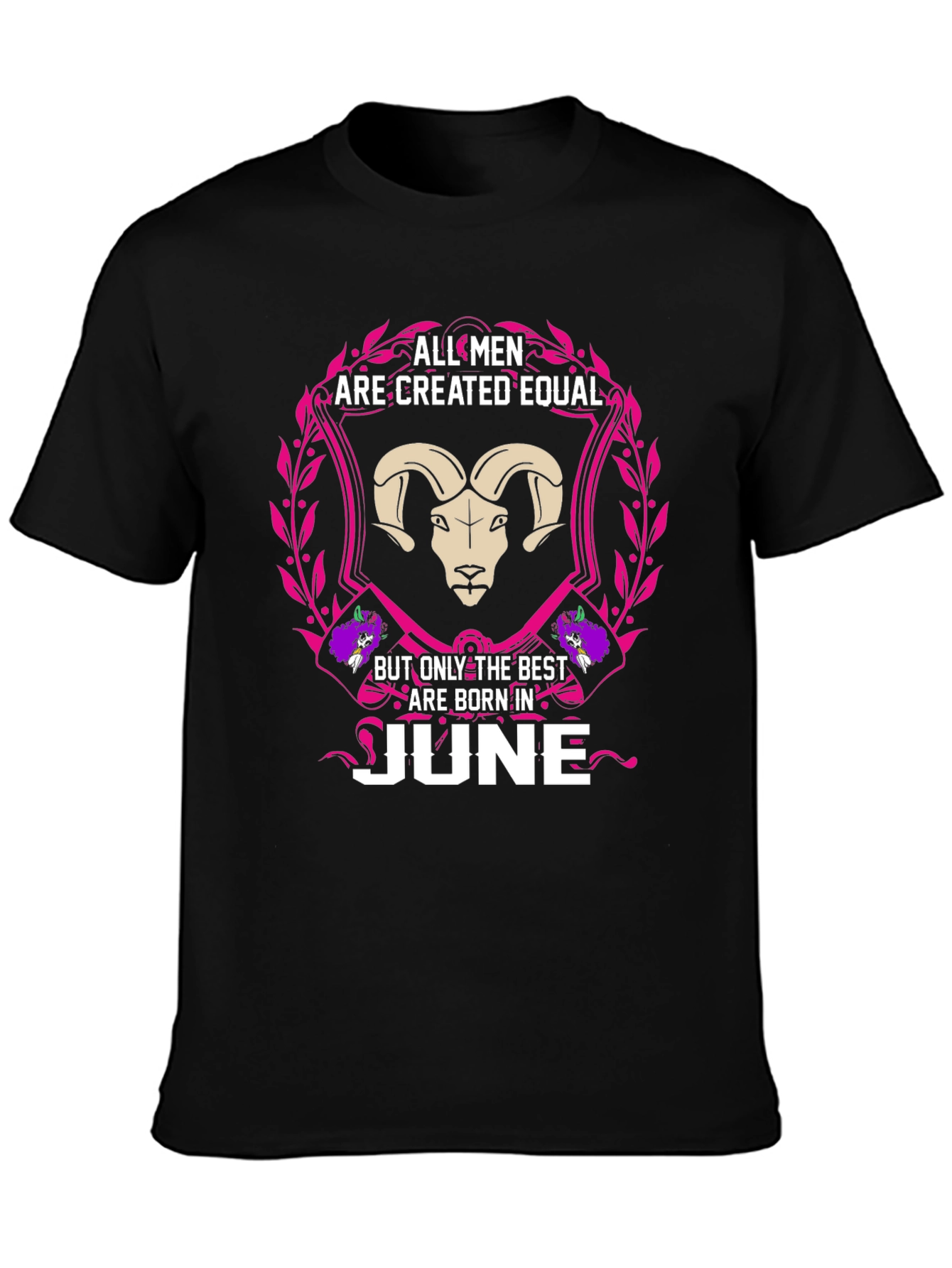 June Birthday Zodiac Aries T-Shirt