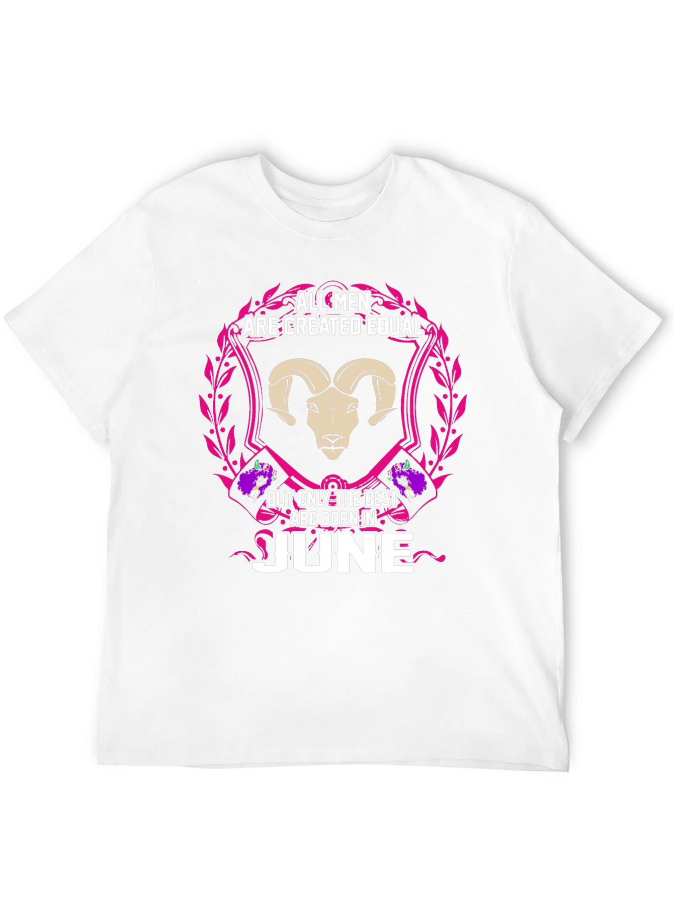 June Birthday Zodiac Aries T-Shirt