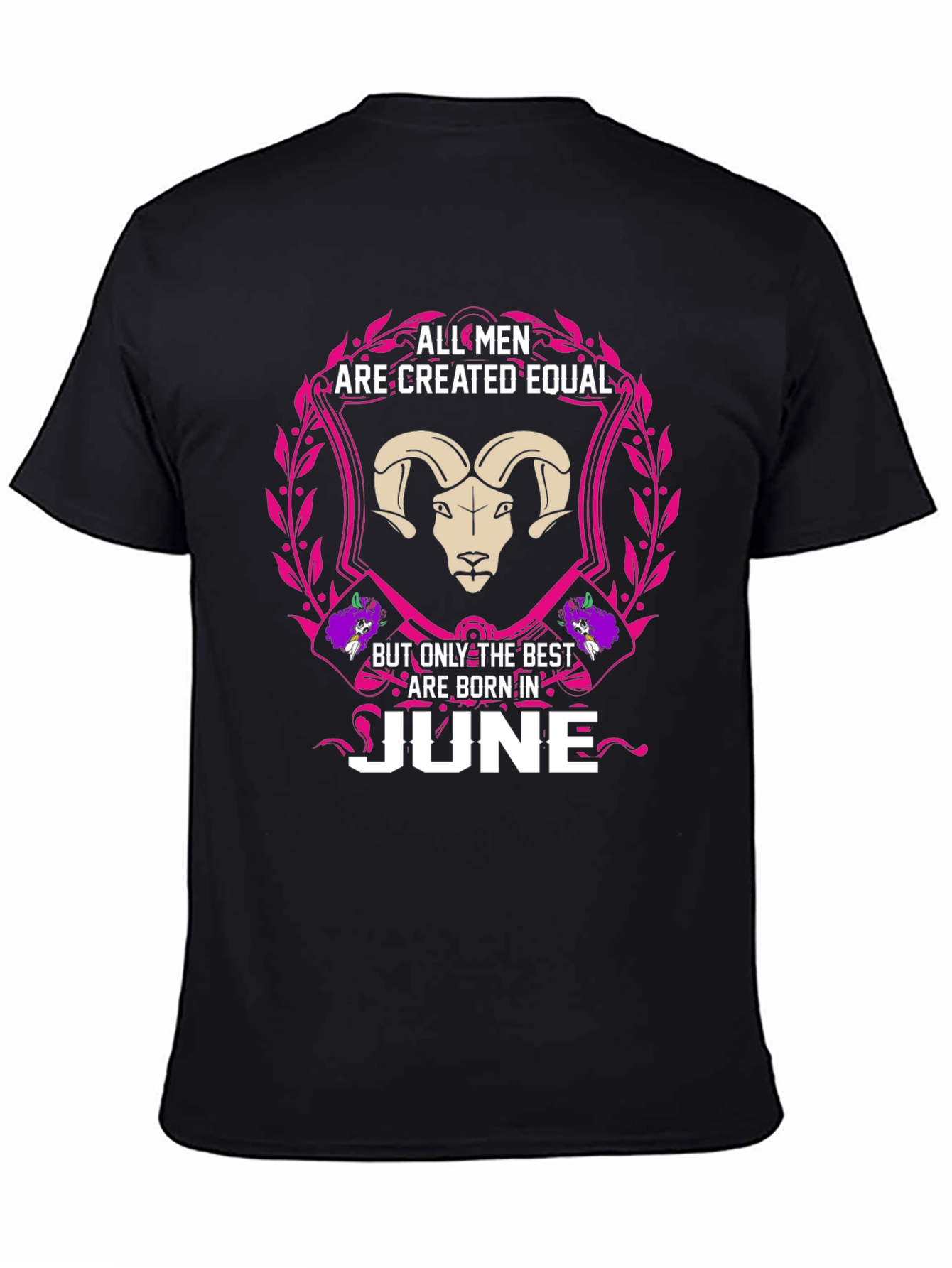 June Birthday Zodiac Aries T-Shirt
