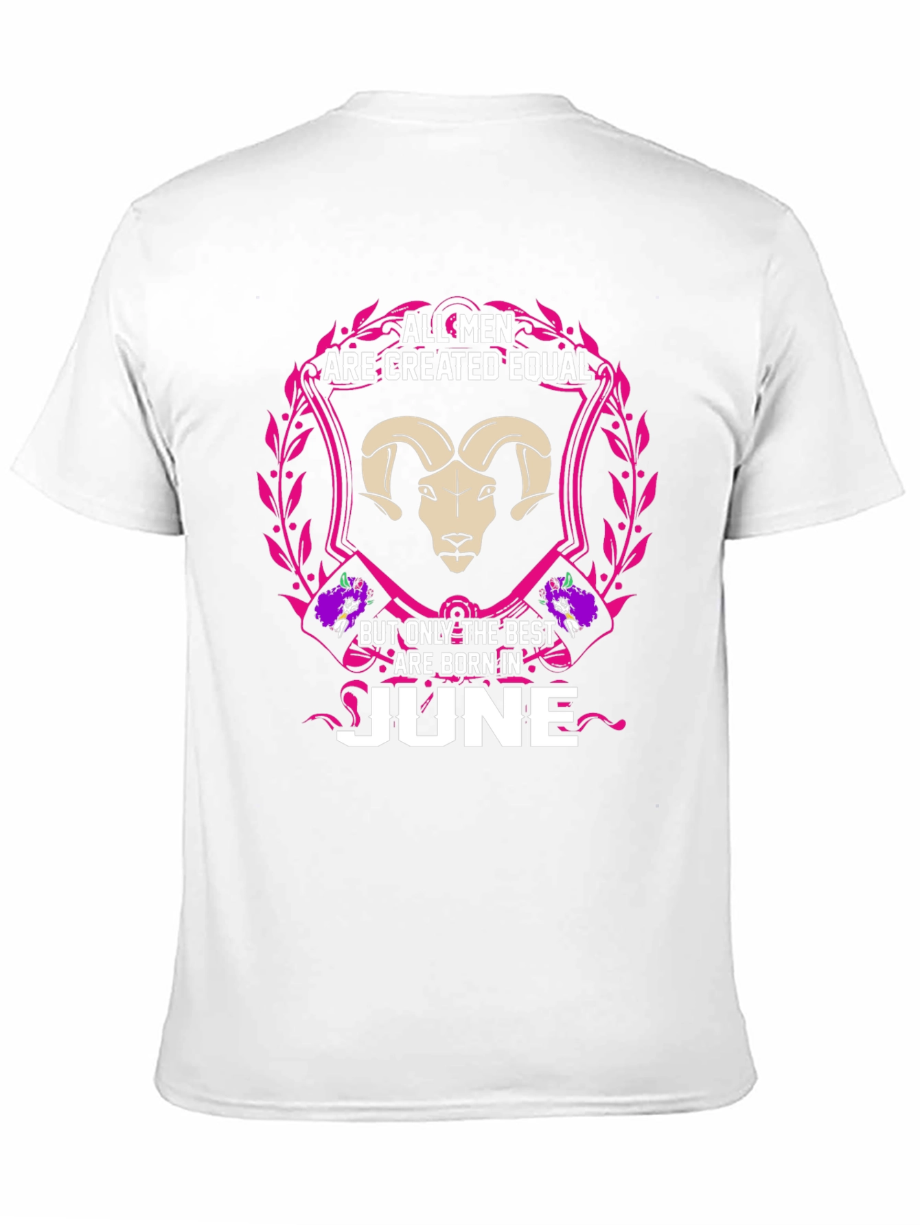 June Birthday Zodiac Aries T-Shirt