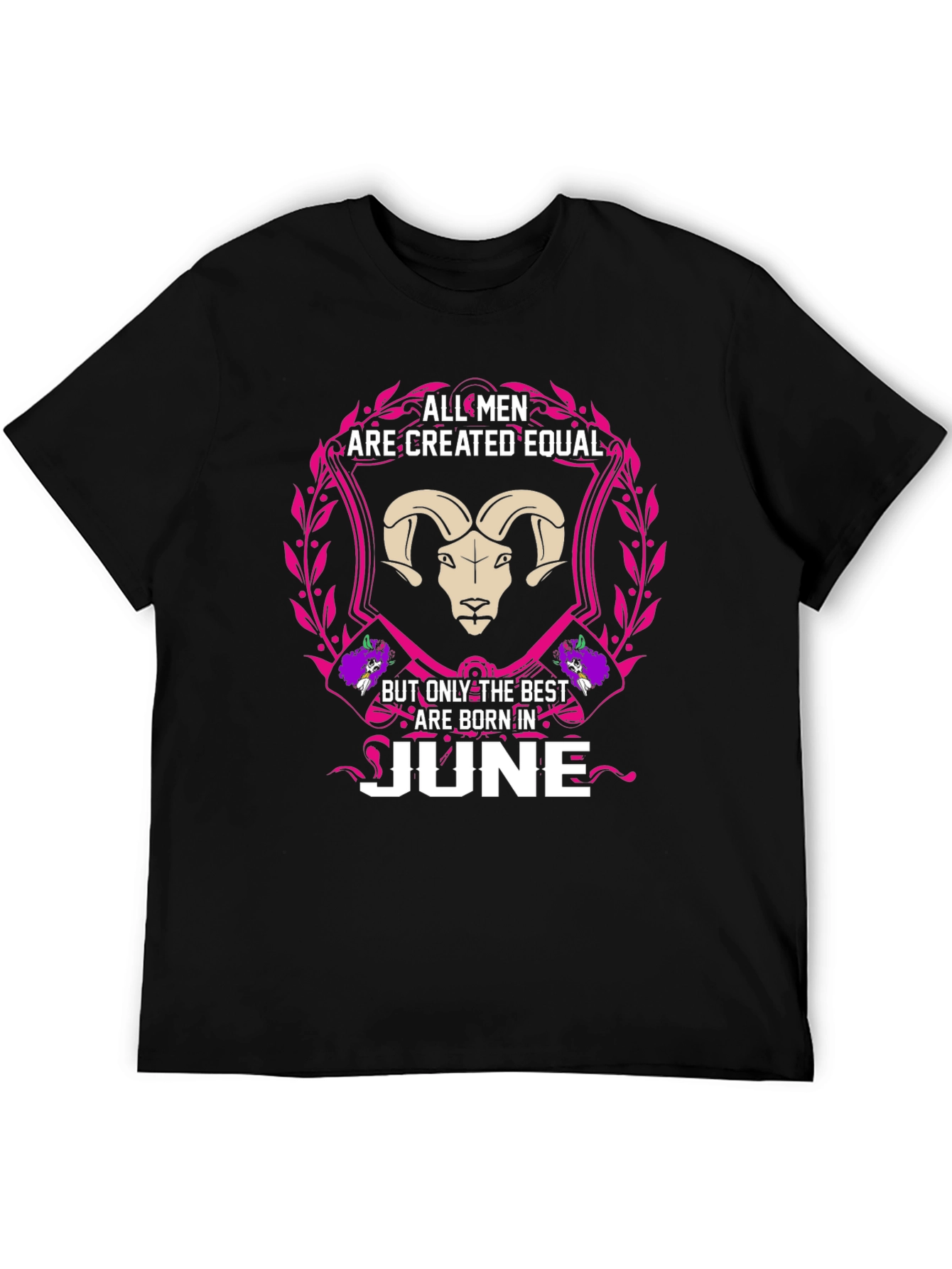 June Birthday Zodiac Aries T-Shirt