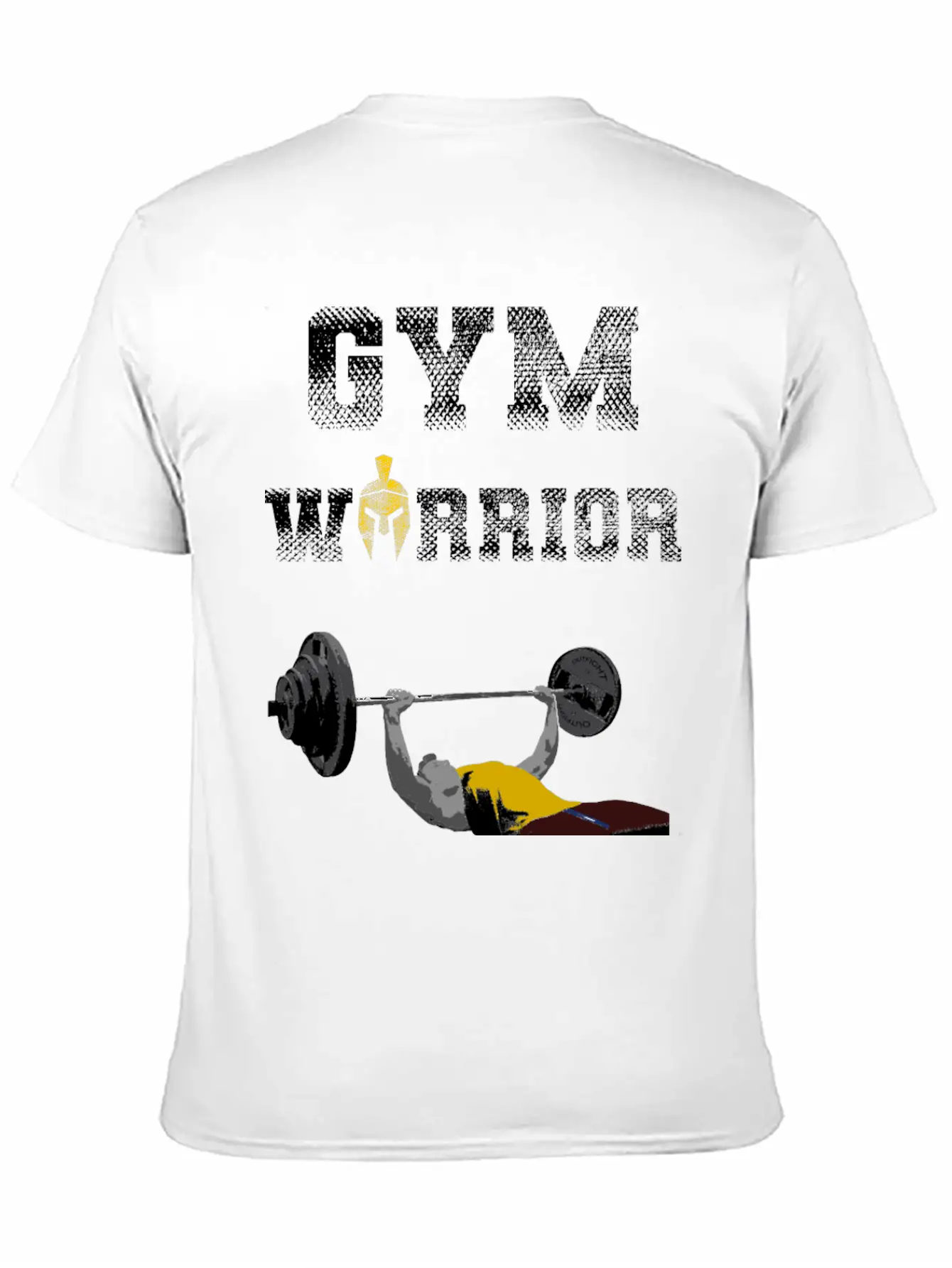 Gym Warrior At Bench Press In Gym Workout Unisex Casual T-Shirt – Clean Design For Daily Comfort