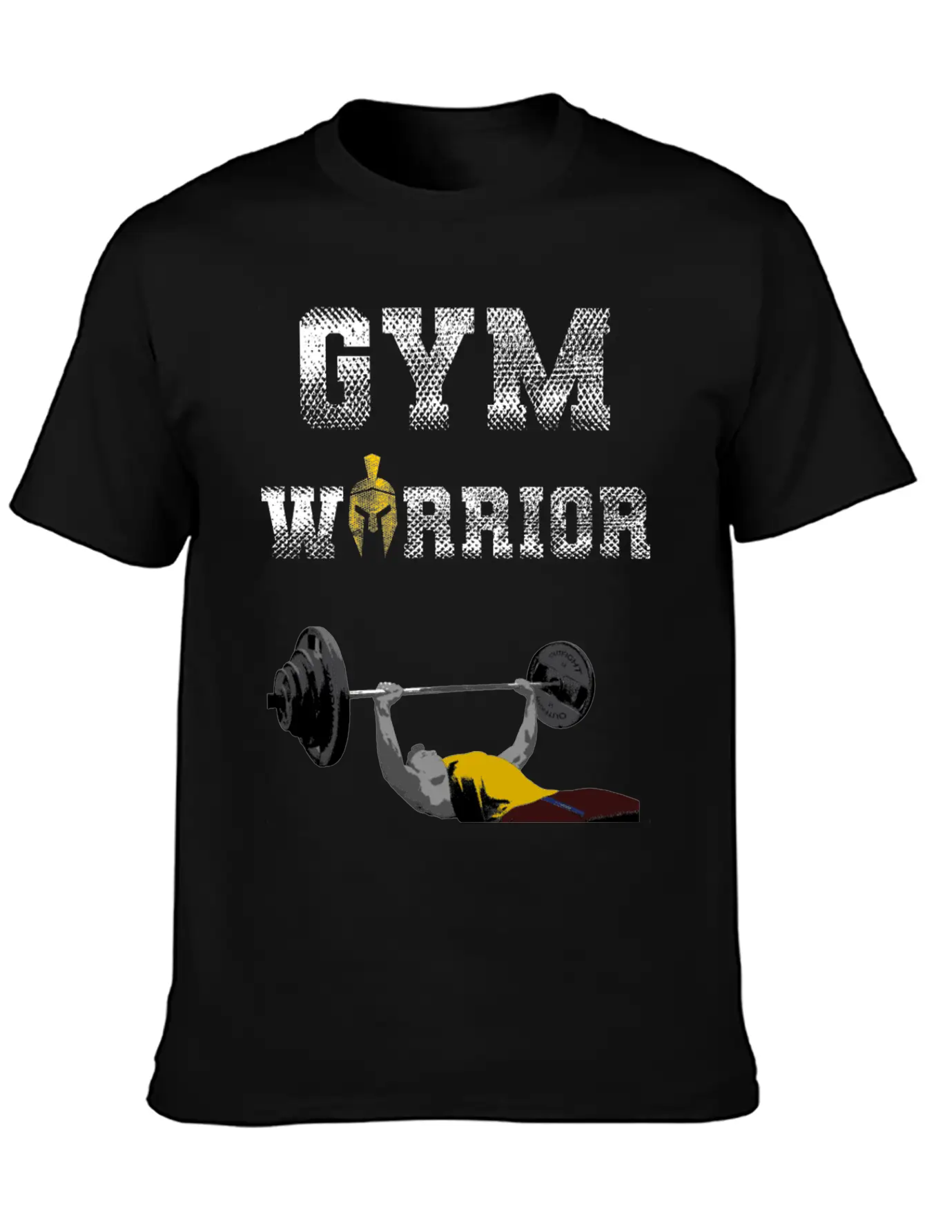 Gym Warrior At Bench Press In Gym Workout Unisex Casual T-Shirt – Clean Design For Daily Comfort