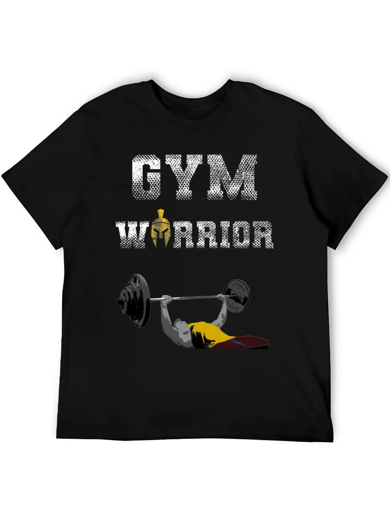 Gym Warrior At Bench Press In Gym Workout Unisex Casual T-Shirt – Clean Design For Daily Comfort