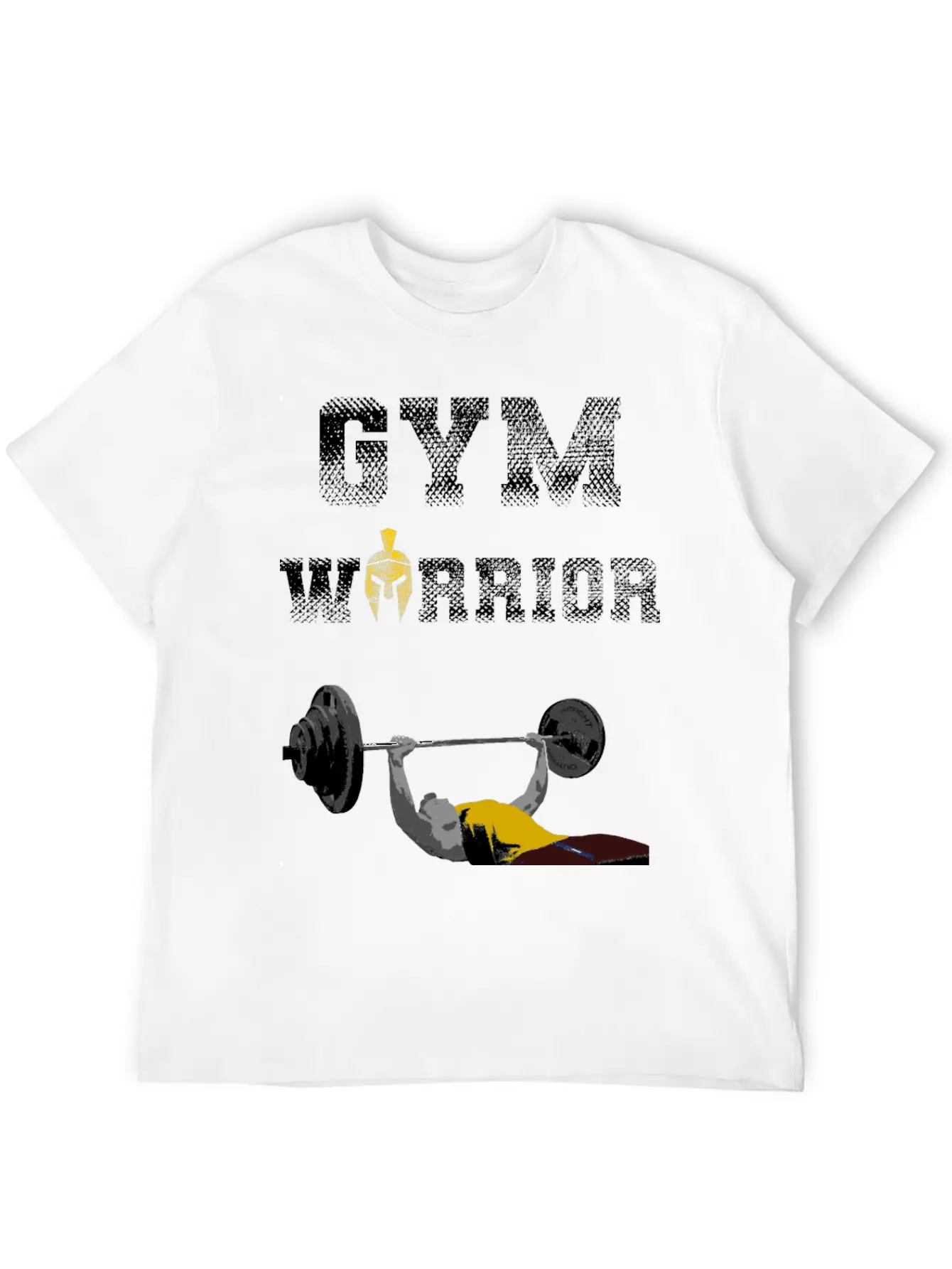 Gym Warrior At Bench Press In Gym Workout Unisex Casual T-Shirt – Clean Design For Daily Comfort