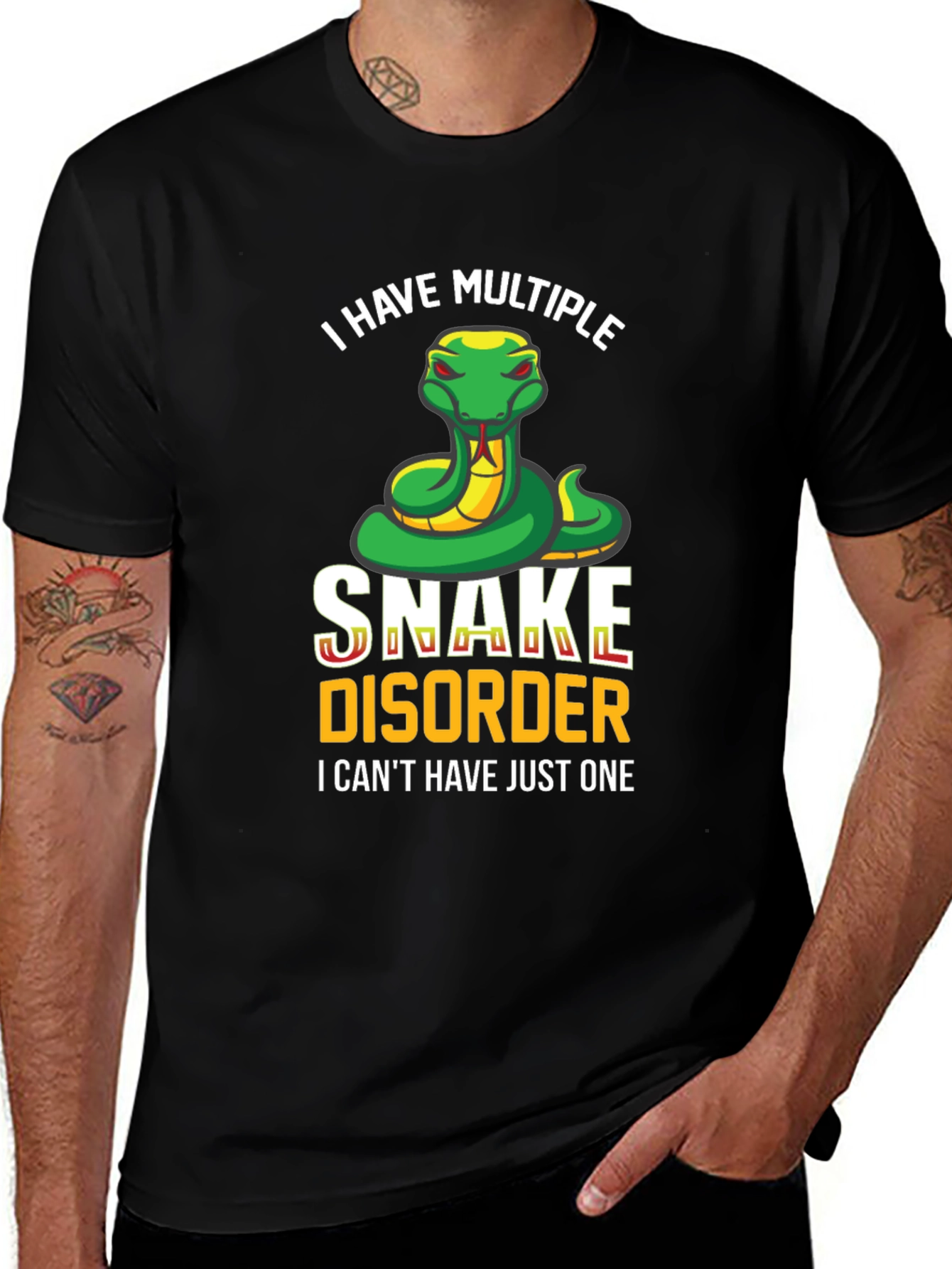 Snake Disorder T-Shirt - Multiple Snakes