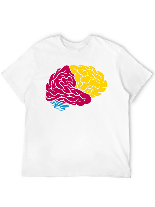 Brain Graphic Tee - Colorful Mind T-Shirt