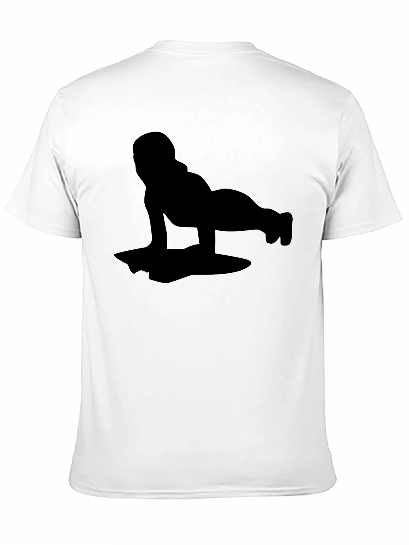 Yoga Silhouette Black T-Shirt