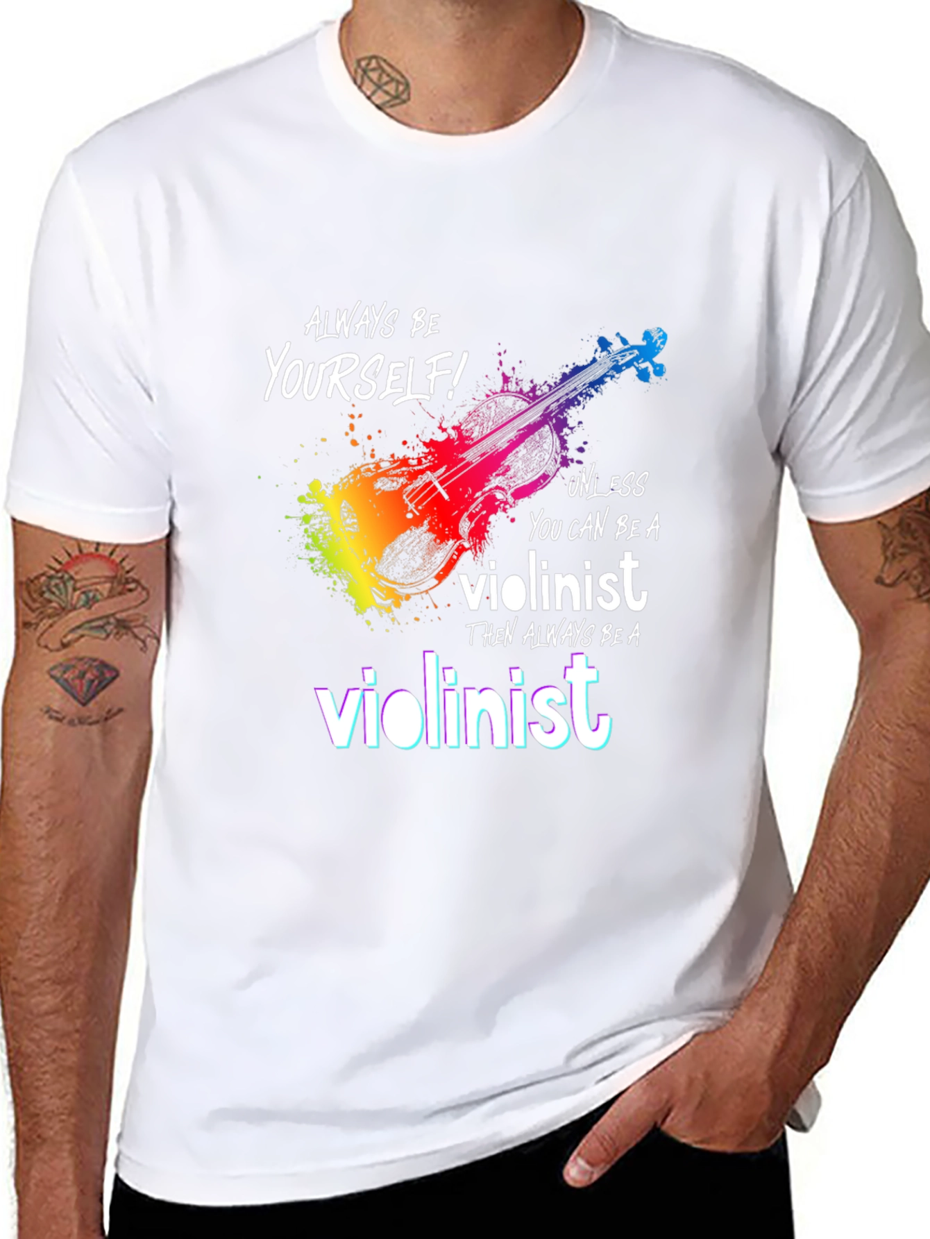 Violinist T-Shirt - Be Yourself Unless...