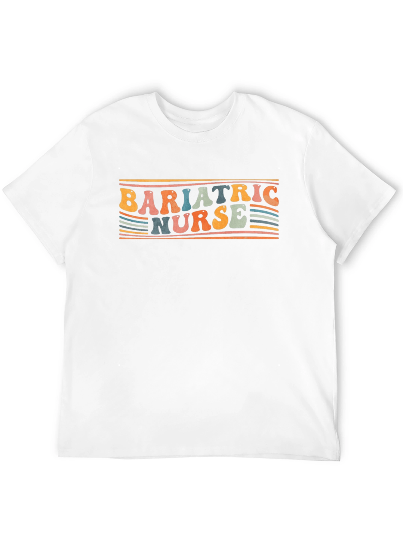 Bariatric Nurse T-Shirt Retro Design