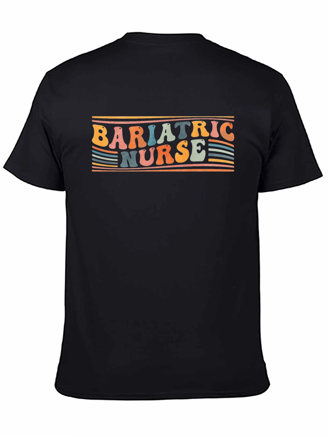 Bariatric Nurse T-Shirt Retro Design