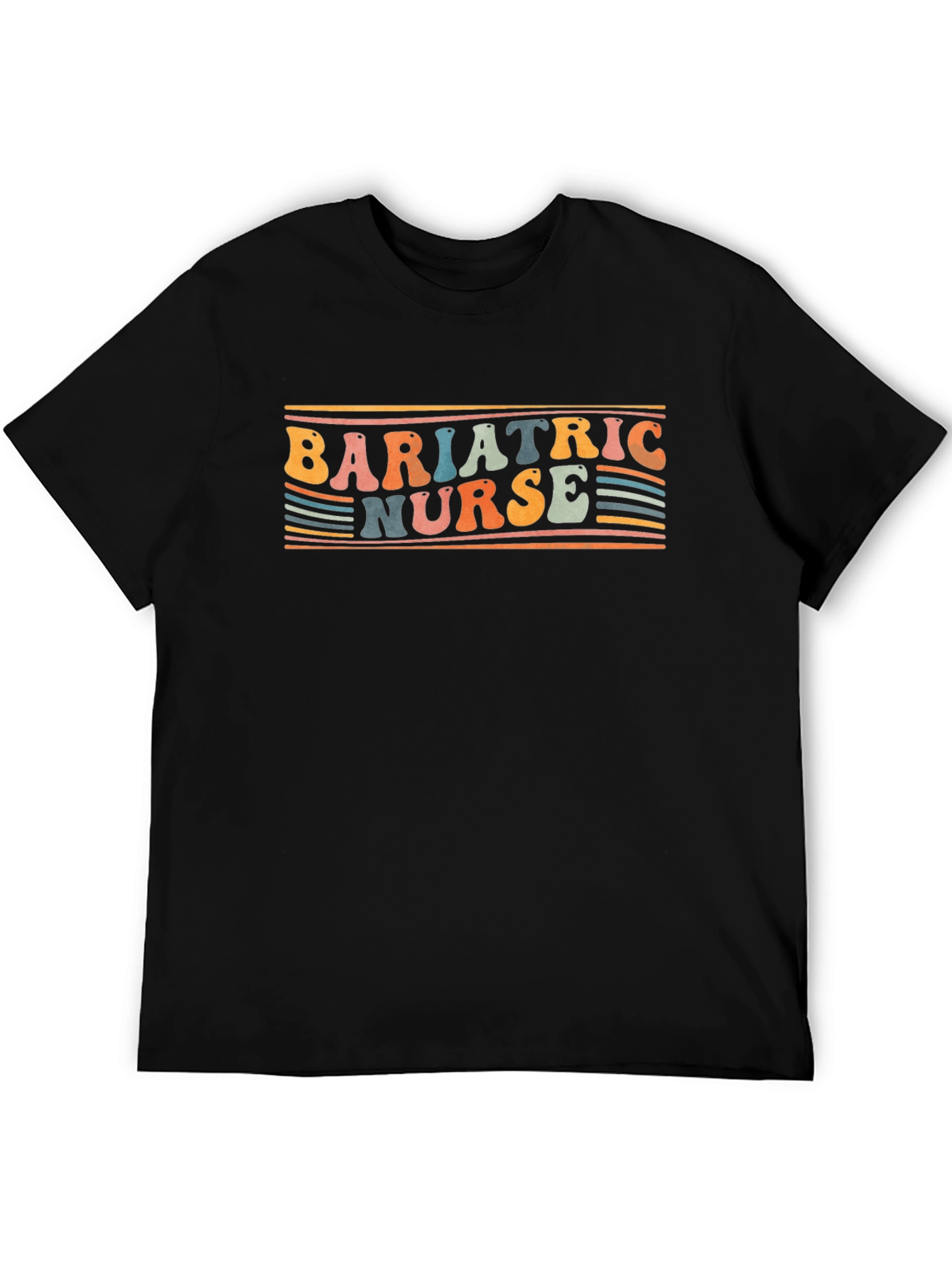 Bariatric Nurse T-Shirt Retro Design