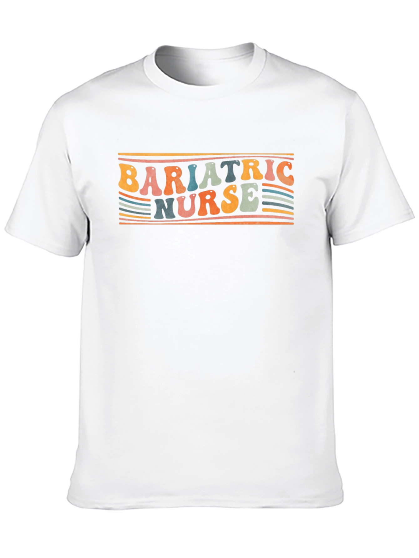 Bariatric Nurse T-Shirt Retro Design