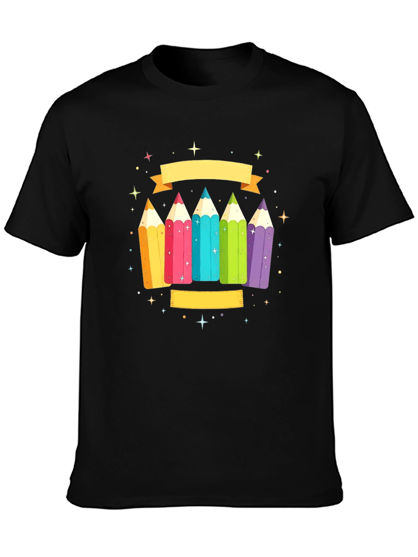 Colorful Pencils Graphic Tee