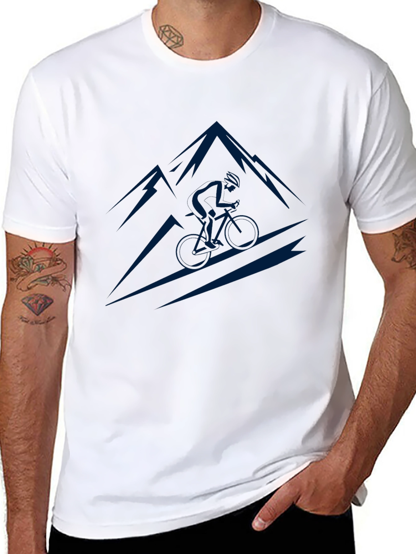 Mountain Biker Graphic T-Shirt