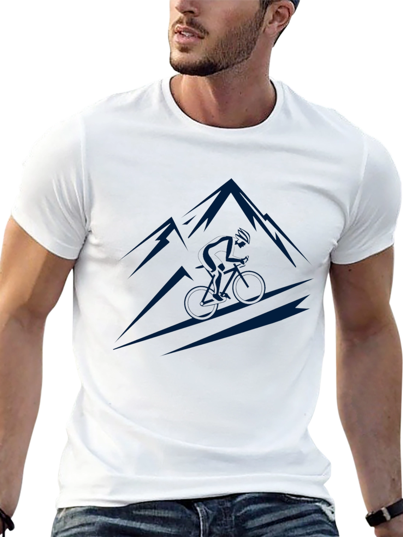 Mountain Biker Graphic T-Shirt