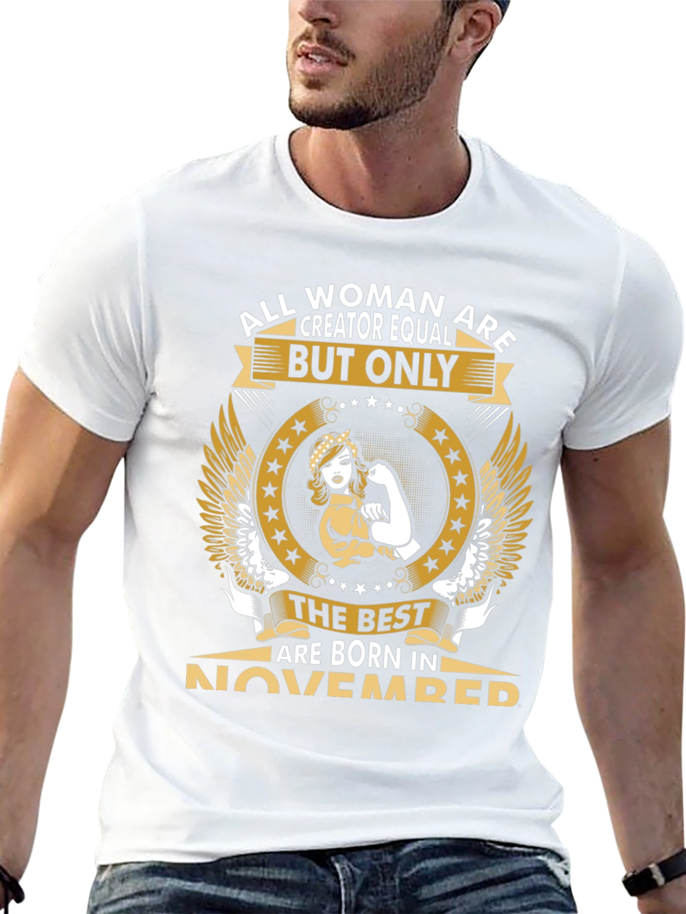 All Woman Are Creator Equal November T-Shirt