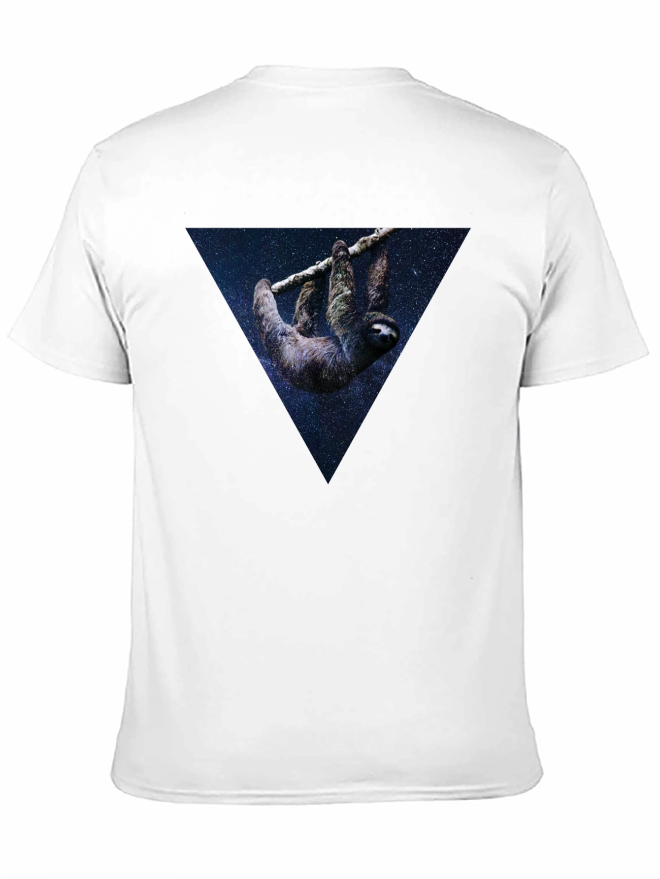Sloth Starry Triangle T-Shirt