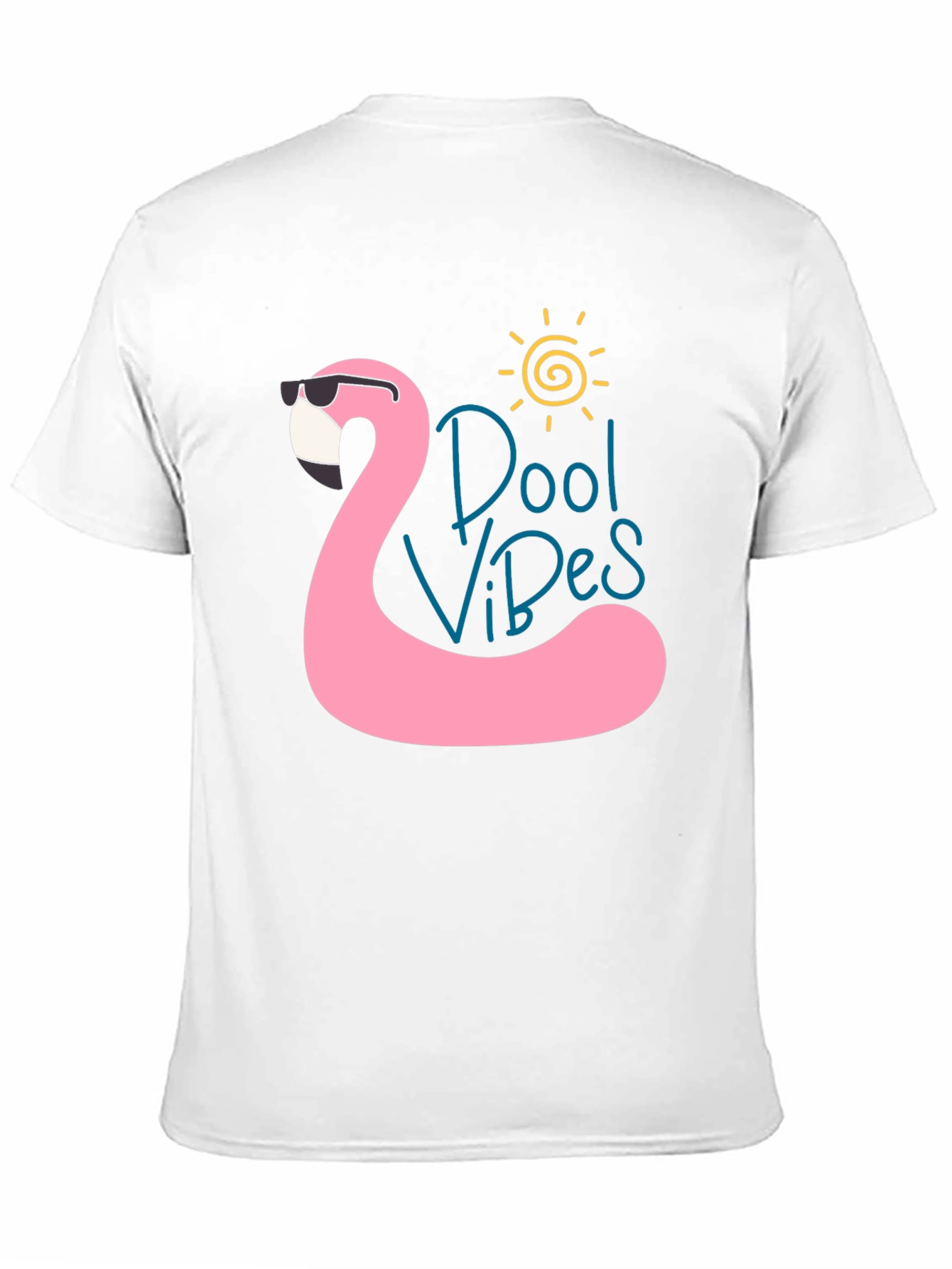 Cool Vibes Flamingo Black T-Shirt
