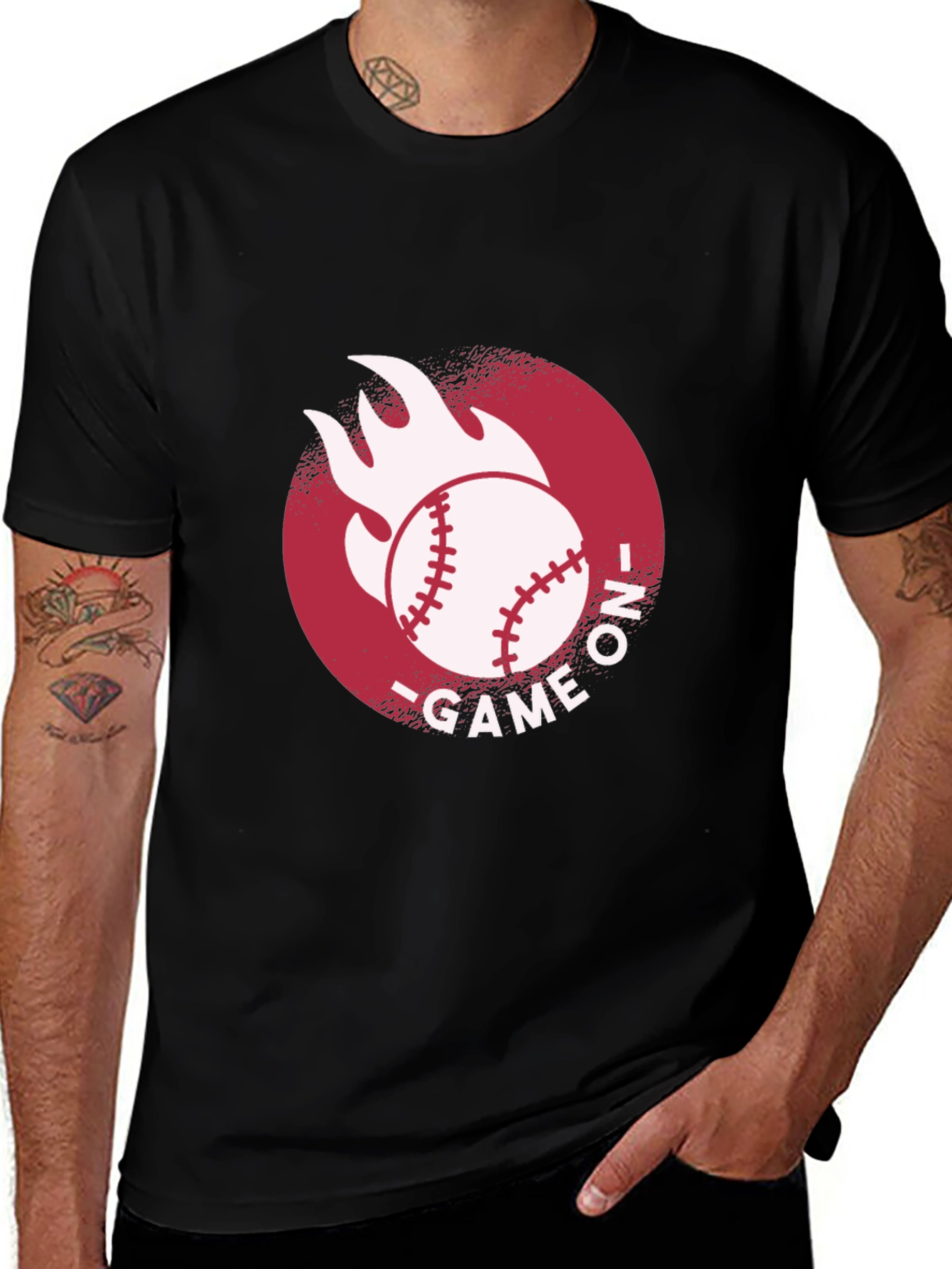 Game On Baseball Graphic T-Shirt