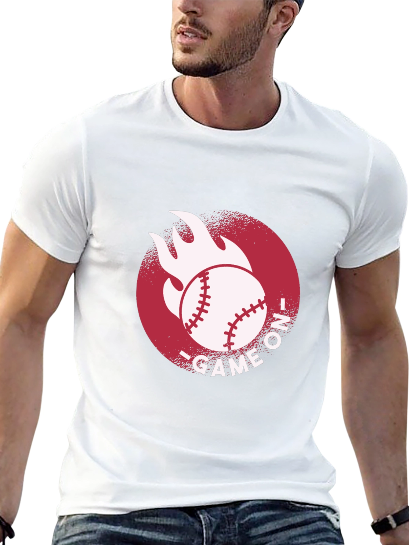 Game On Baseball Graphic T-Shirt