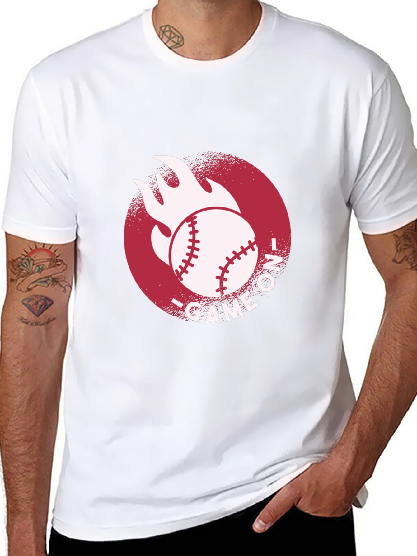 Game On Baseball Graphic T-Shirt