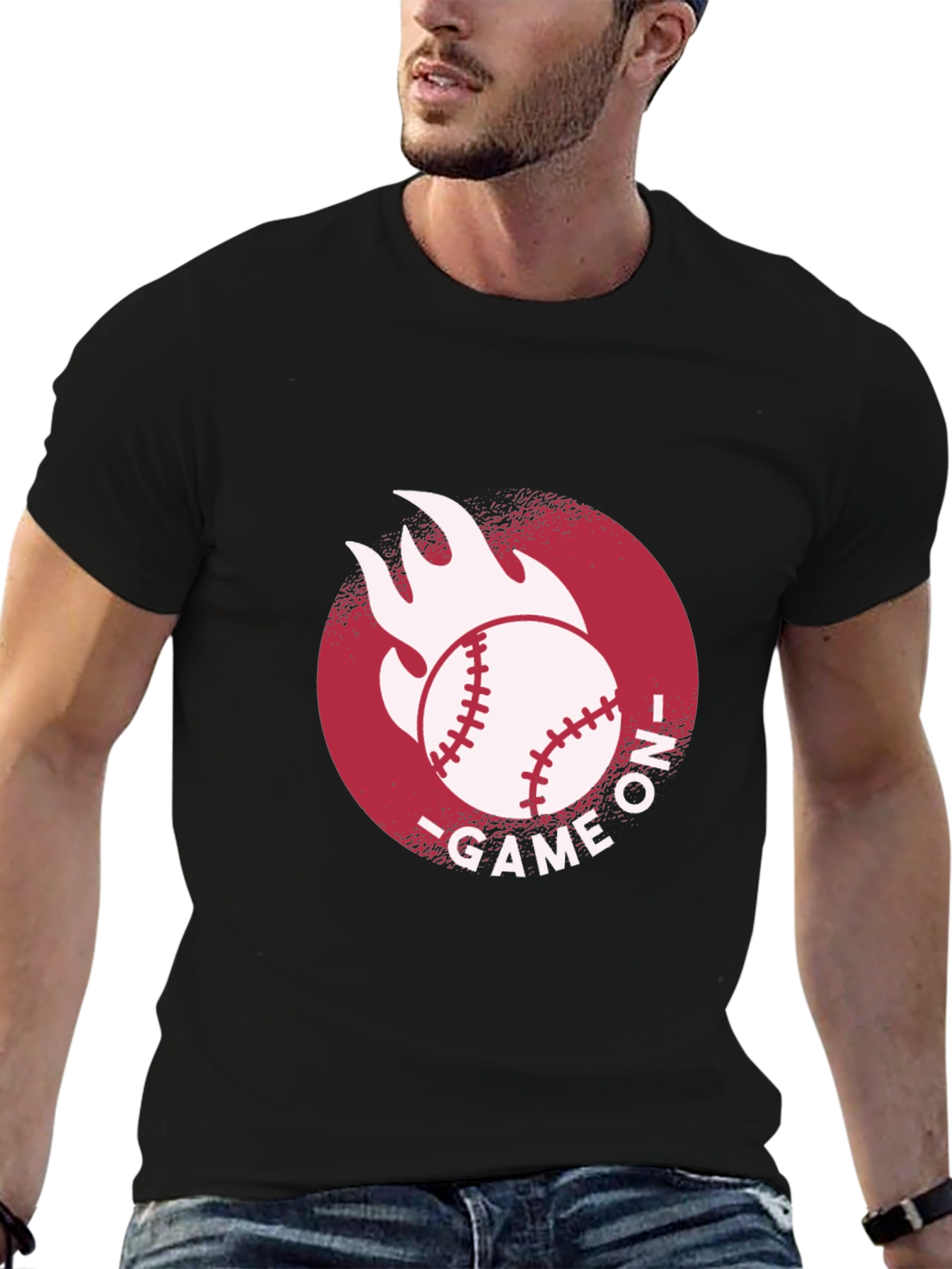 Game On Baseball Graphic T-Shirt